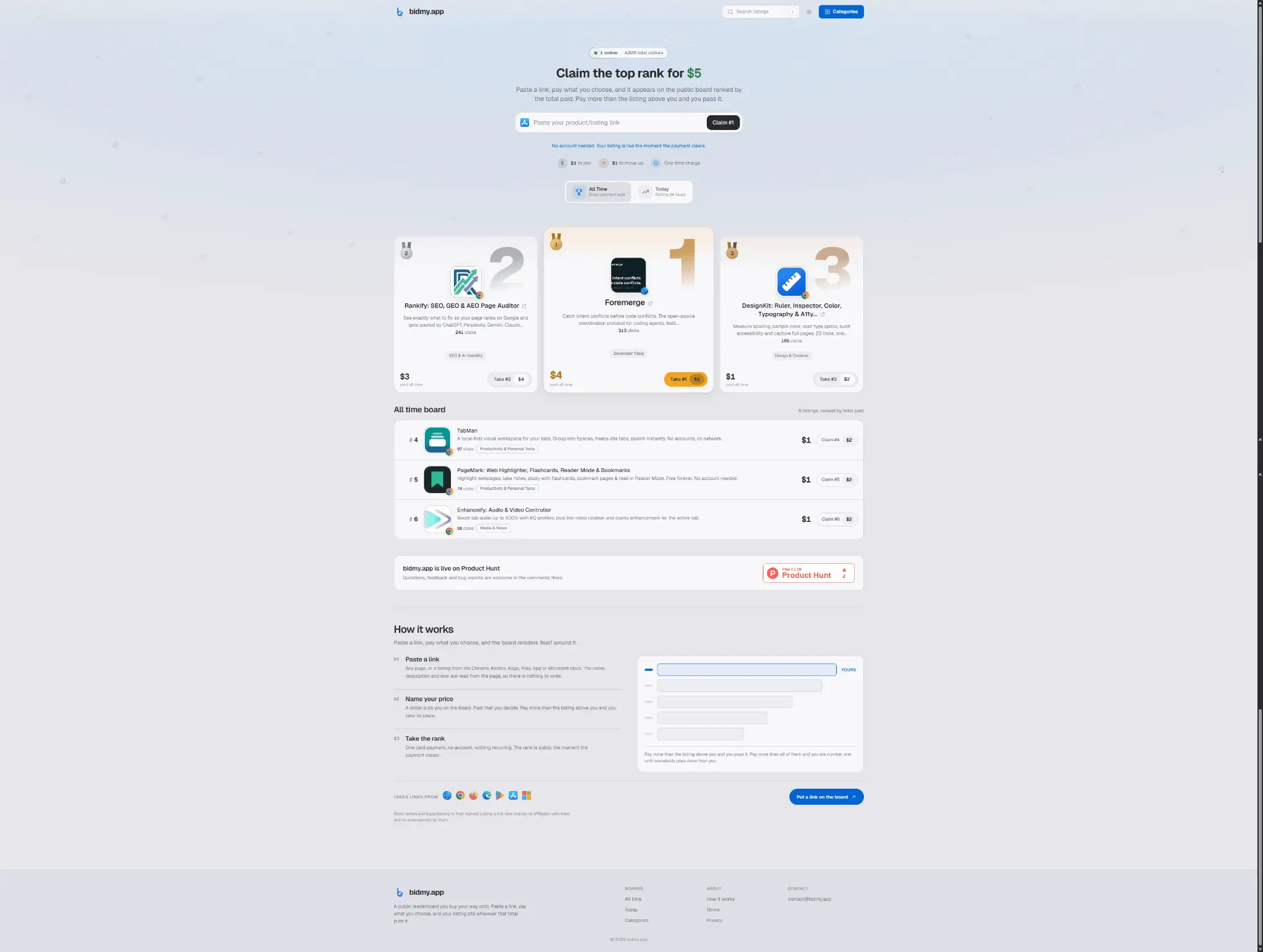 Screenshot 1 of Bid My App