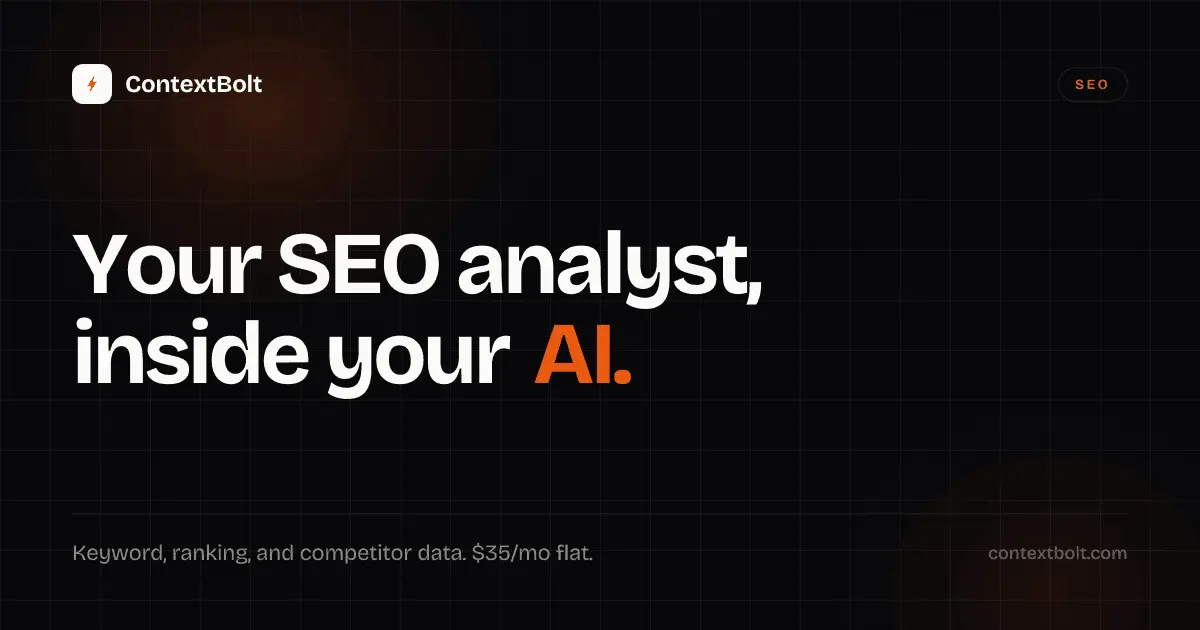 Screenshot 1 of ContextBolt SEO