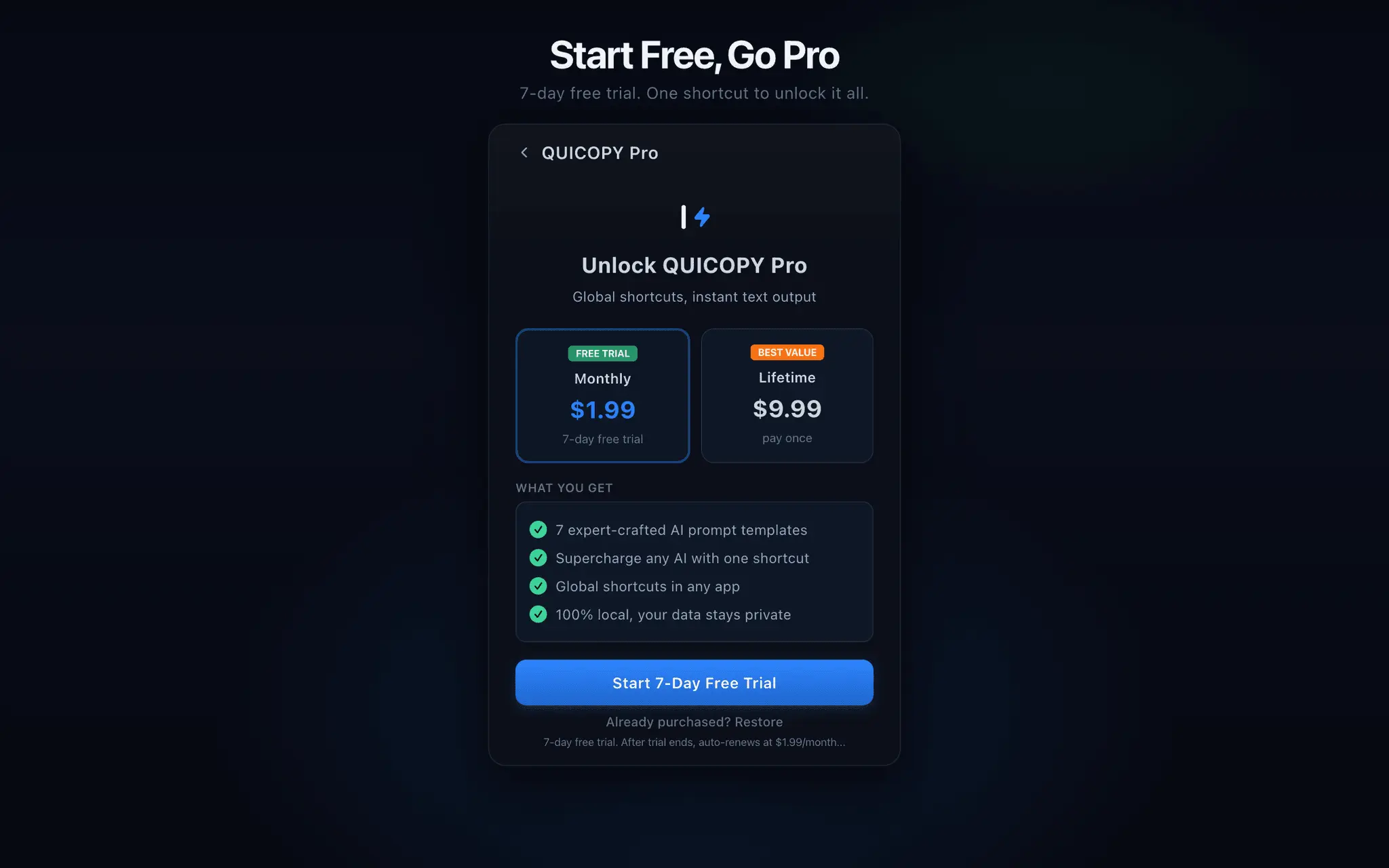Screenshot 3 of QUICOPY