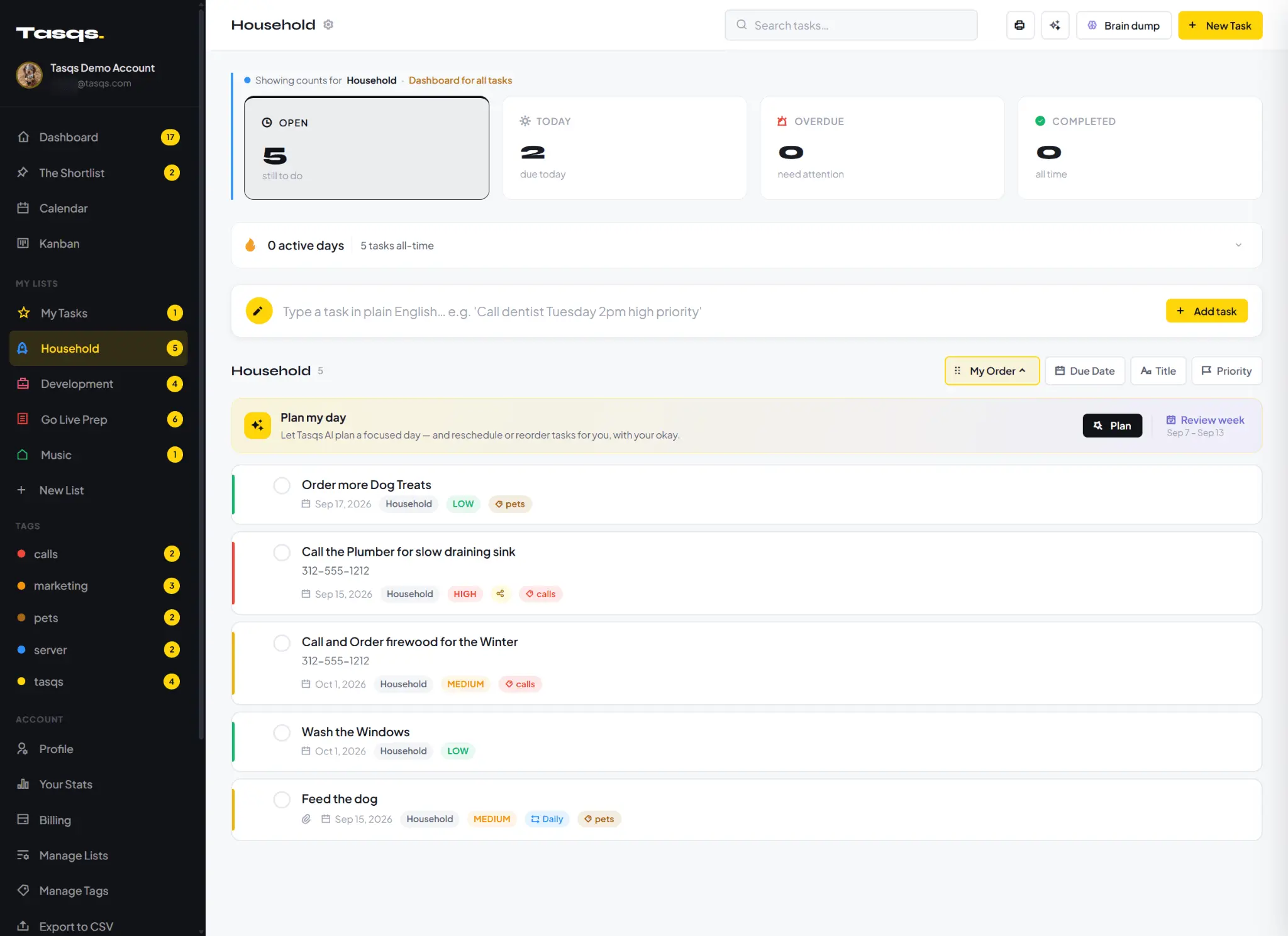 Screenshot 4 of Tasqs