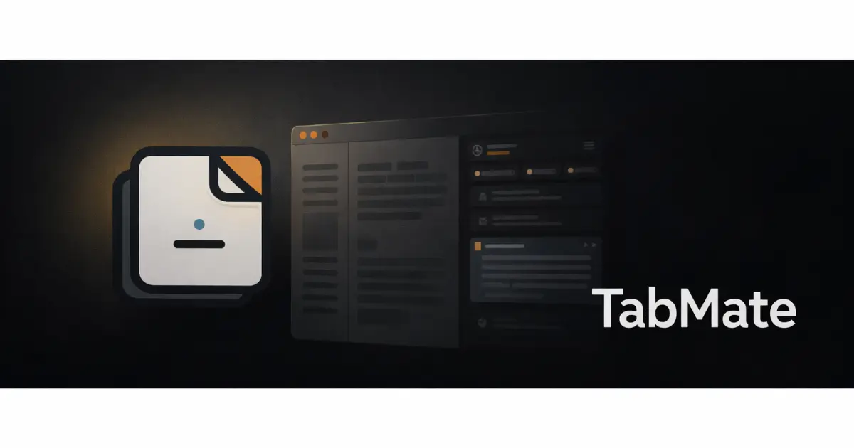 Screenshot 1 of TabMate - Browser Research Workspace
