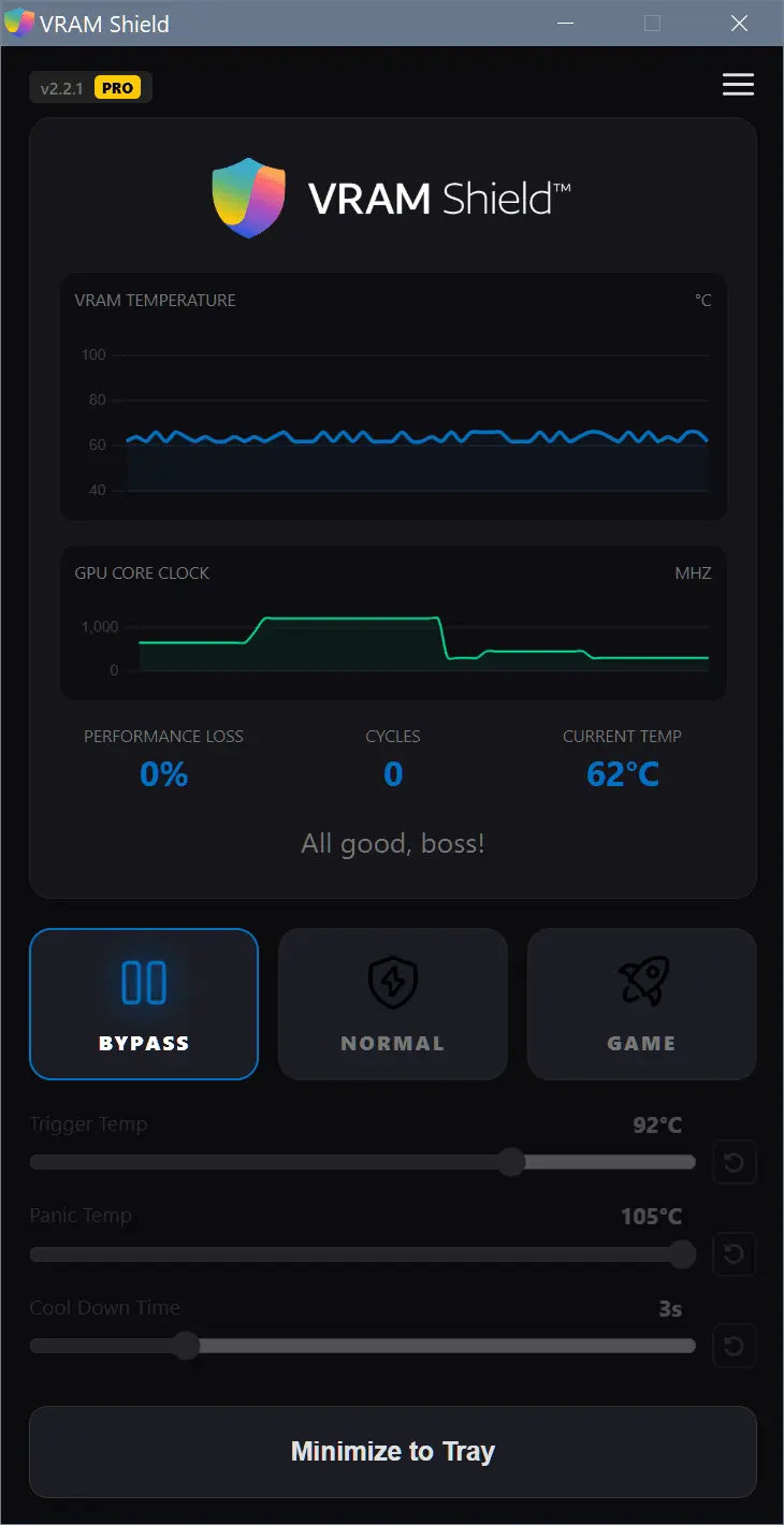 Screenshot 3 of VRAM Shield