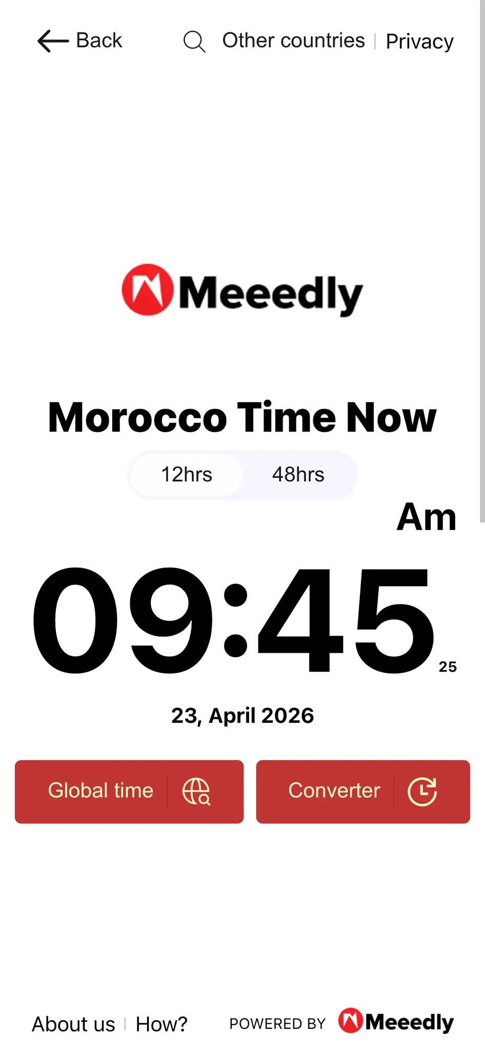 Screenshot 3 of Meeedly Time Converter