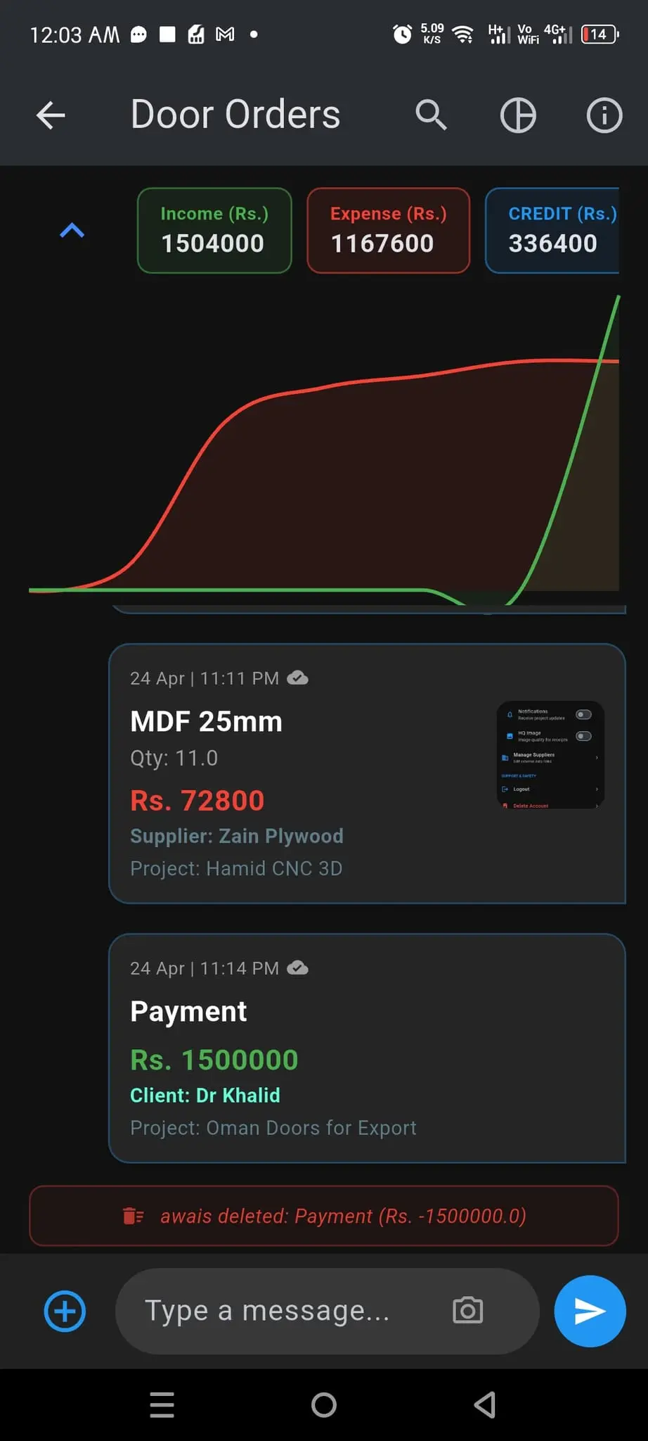 Screenshot 3 of CostTalk: Team Expense Tracker