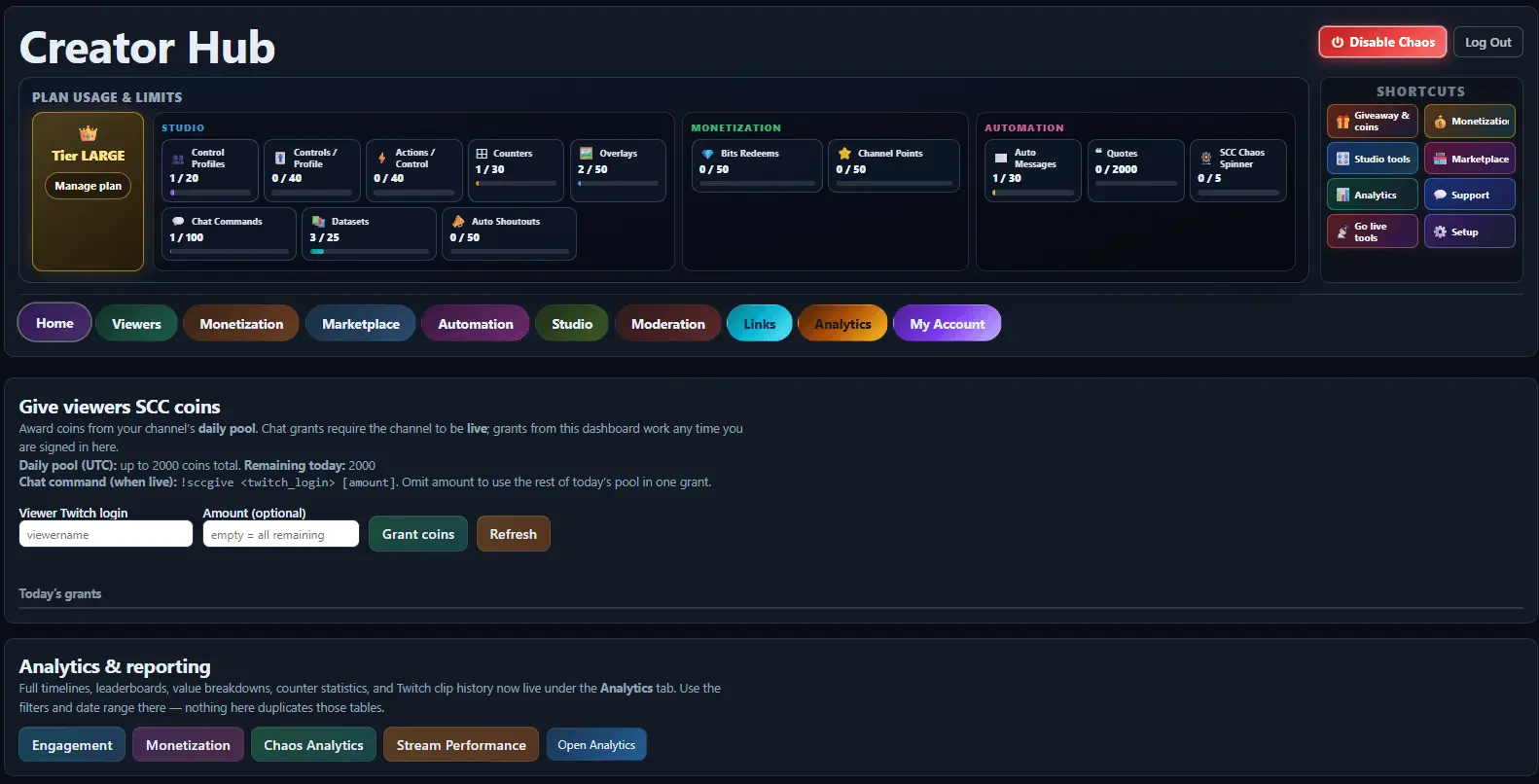 Screenshot 3 of Stream Chaos Controls