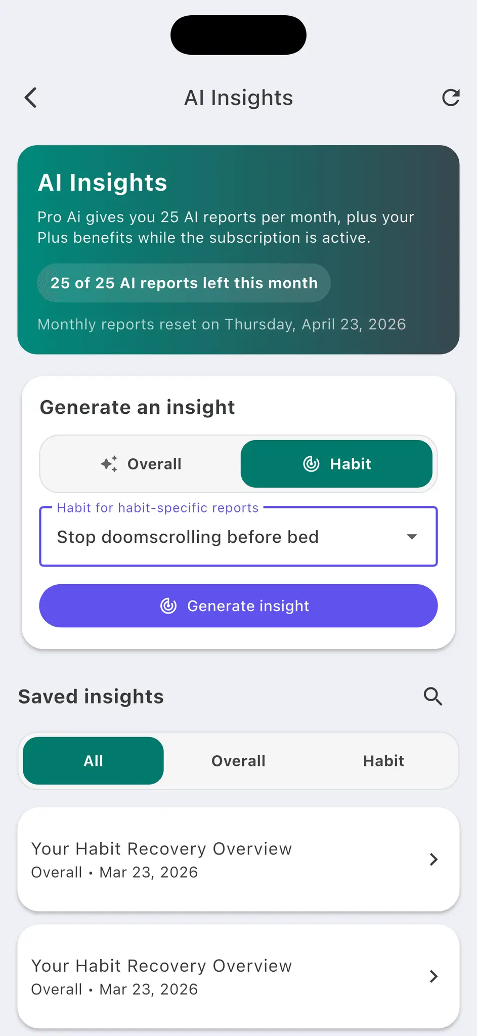 Screenshot 4 of Avoid : Break Bad Habits