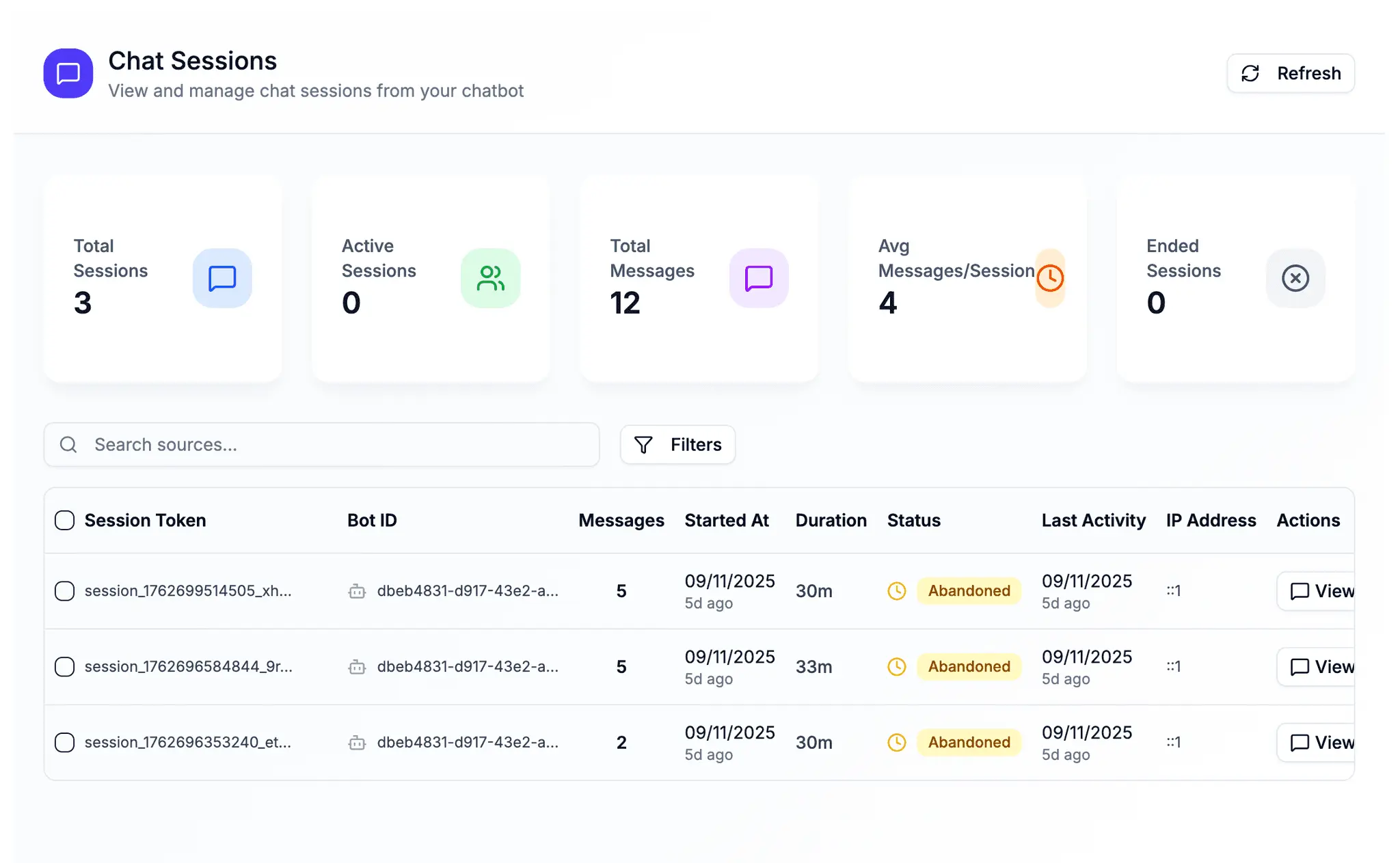Screenshot 1 of ZynfoAI - Build AI Chatbots for Customer