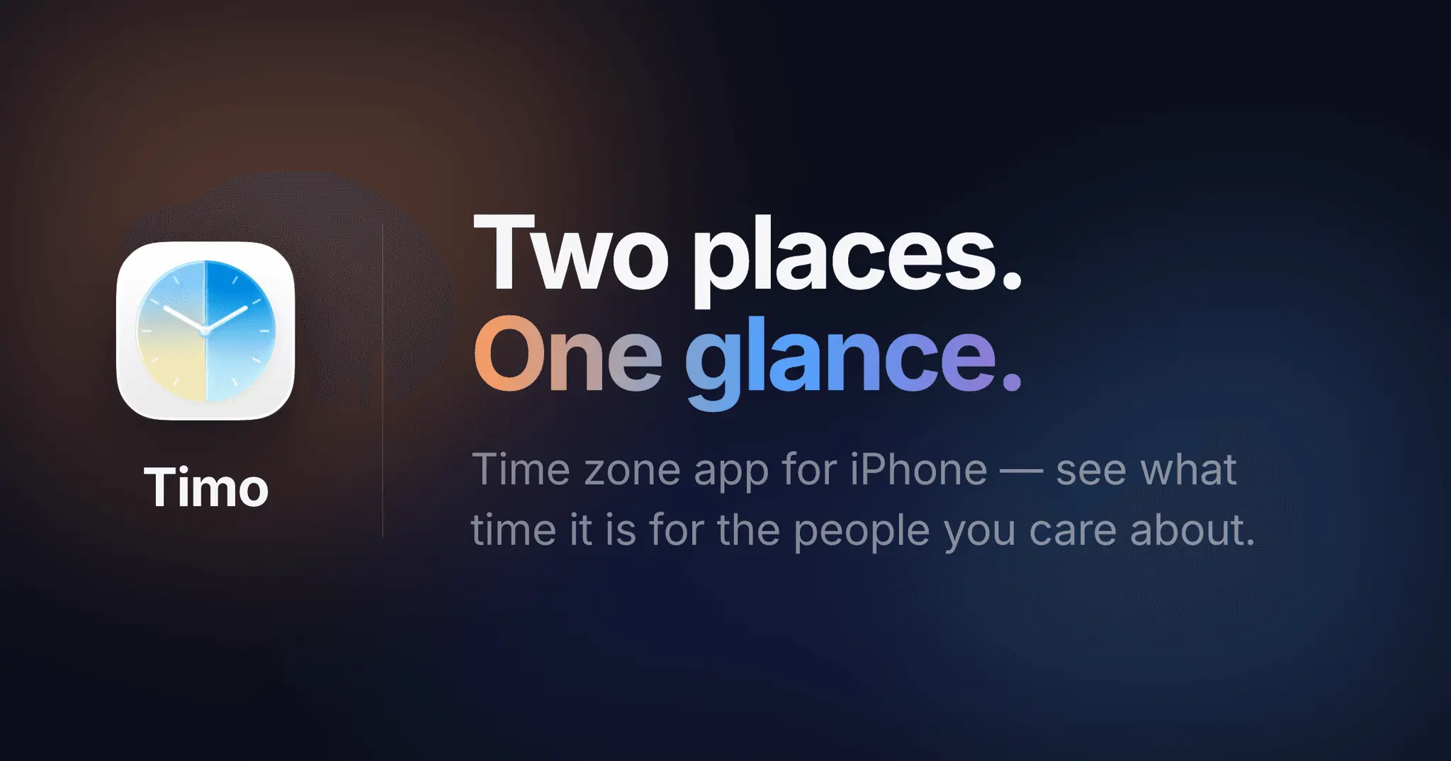 Screenshot 1 of Timo – free iOS world clock with widgets