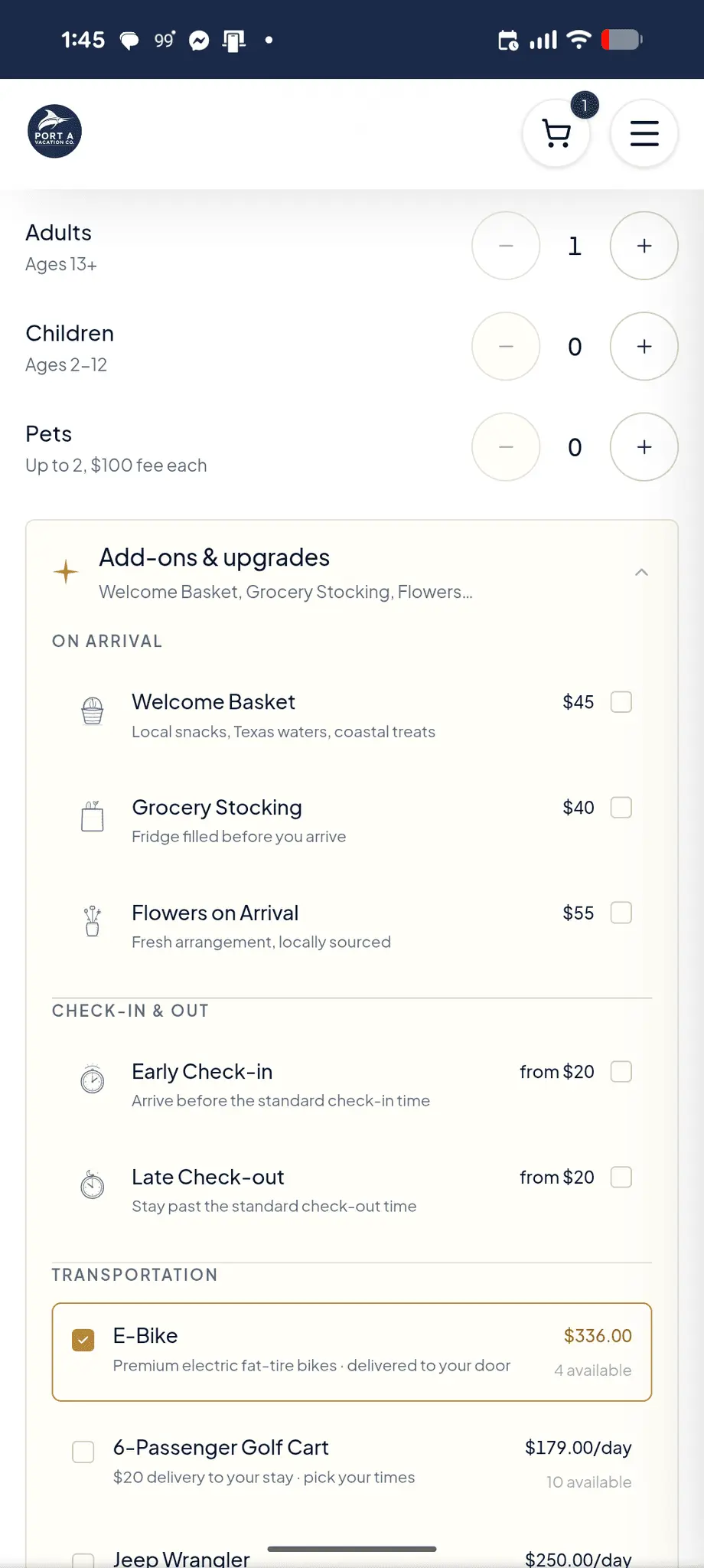 Screenshot 4 of Port A Vacation Company