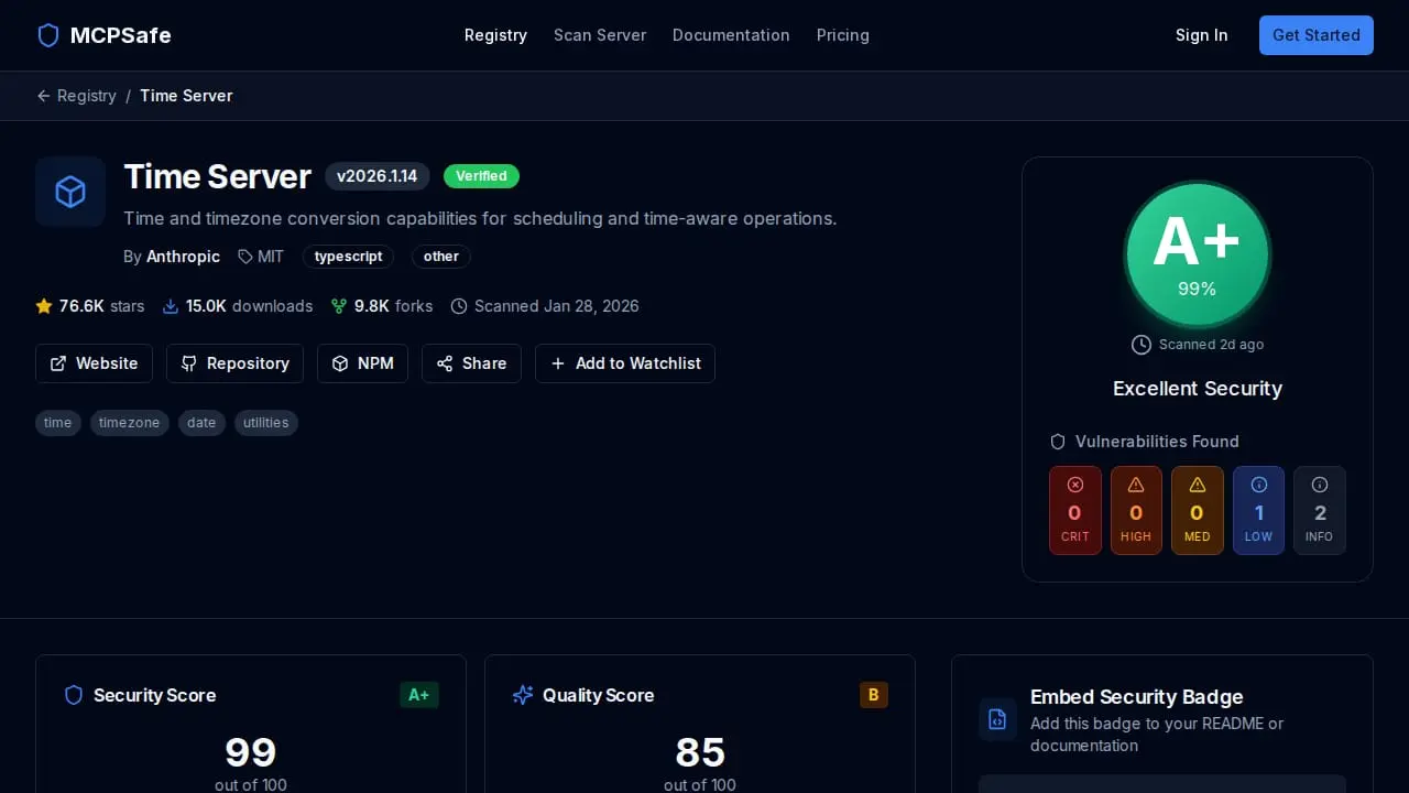 Screenshot 1 of MCPSafe