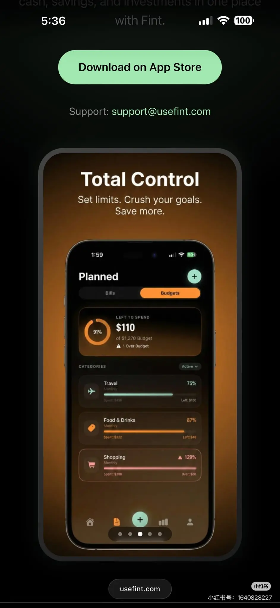 Screenshot 2 of Fint - Effortless Financial Clarity