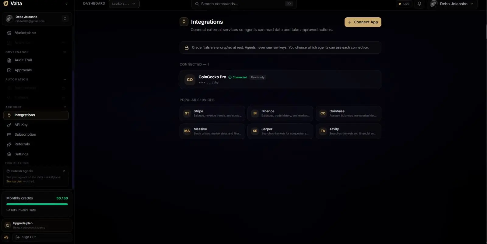 Screenshot 3 of valta