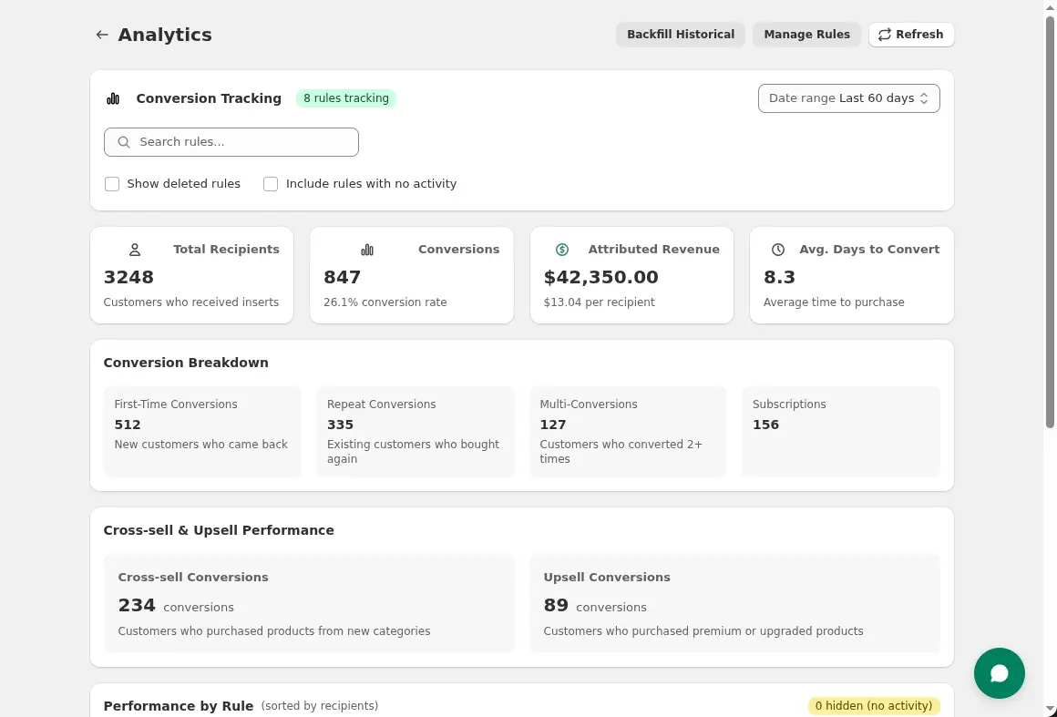 Screenshot 3 of Insertr: Physical Marketing Automation