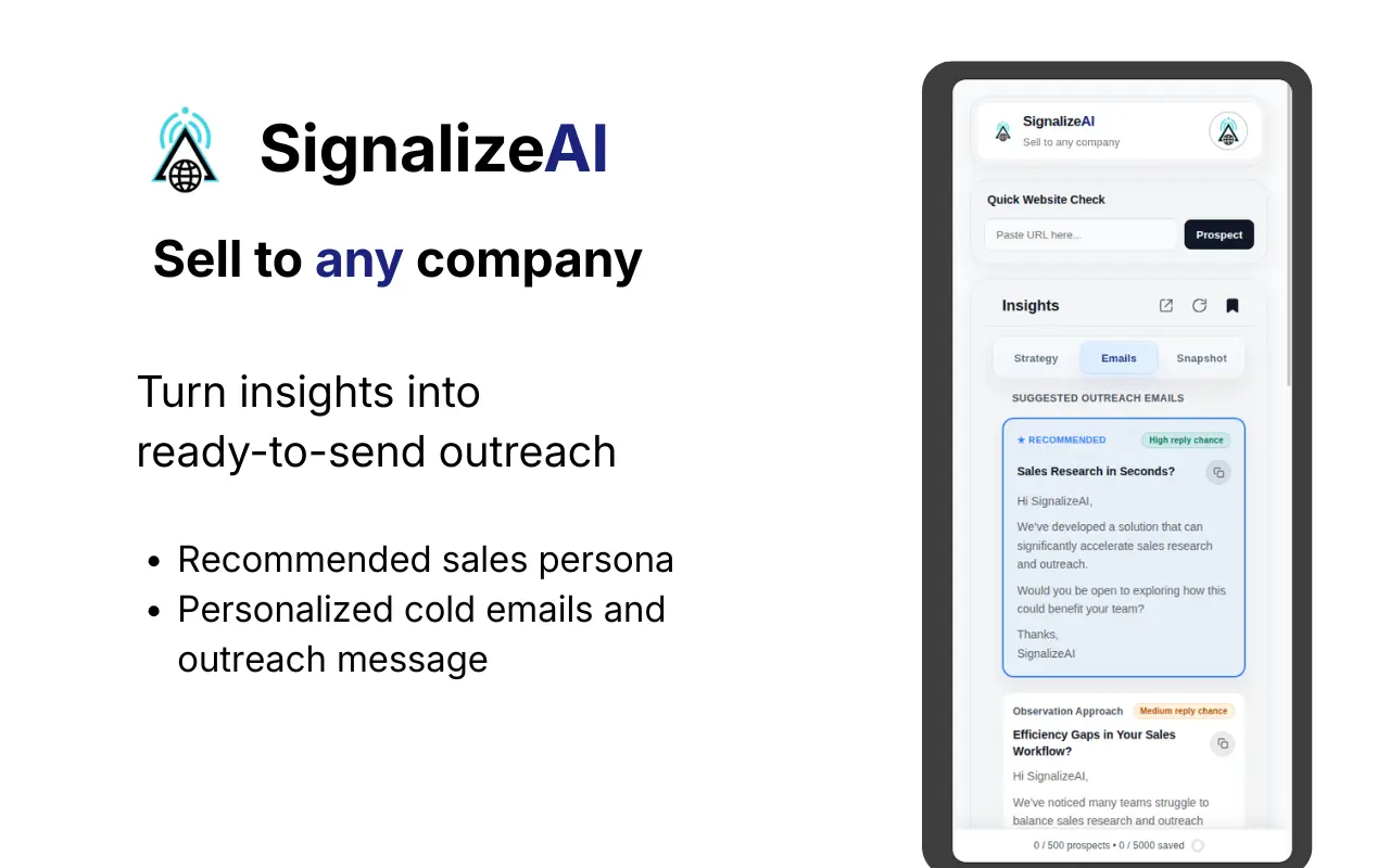 Screenshot 2 of SignalizeAI