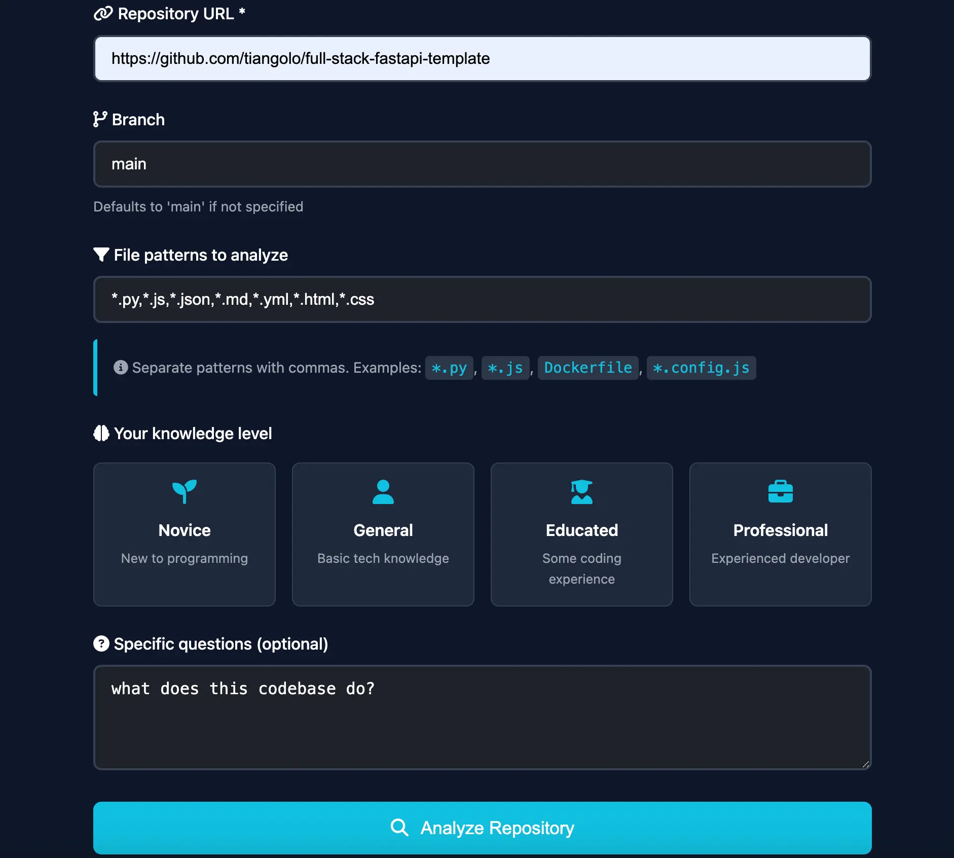 Screenshot 1 of CodeDecipher