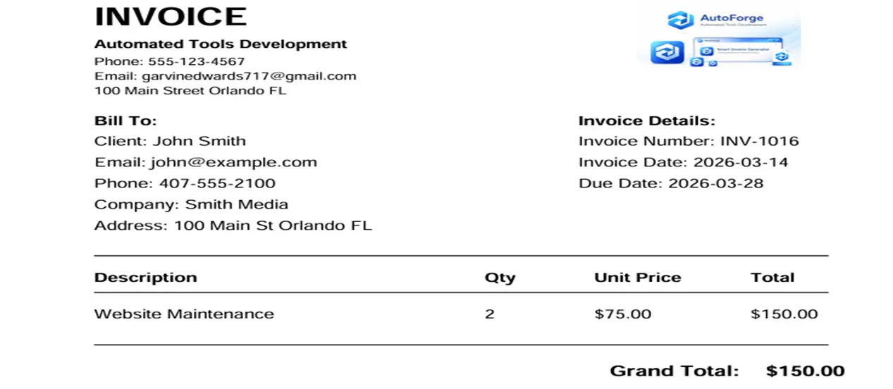 Screenshot 3 of Smart Invoice Generator