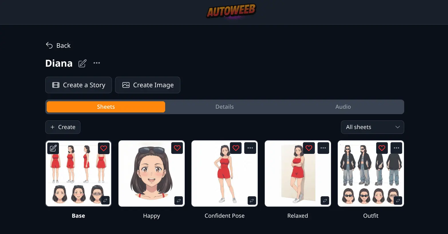 Screenshot 1 of AutoWeeb — AI Anime Production Software