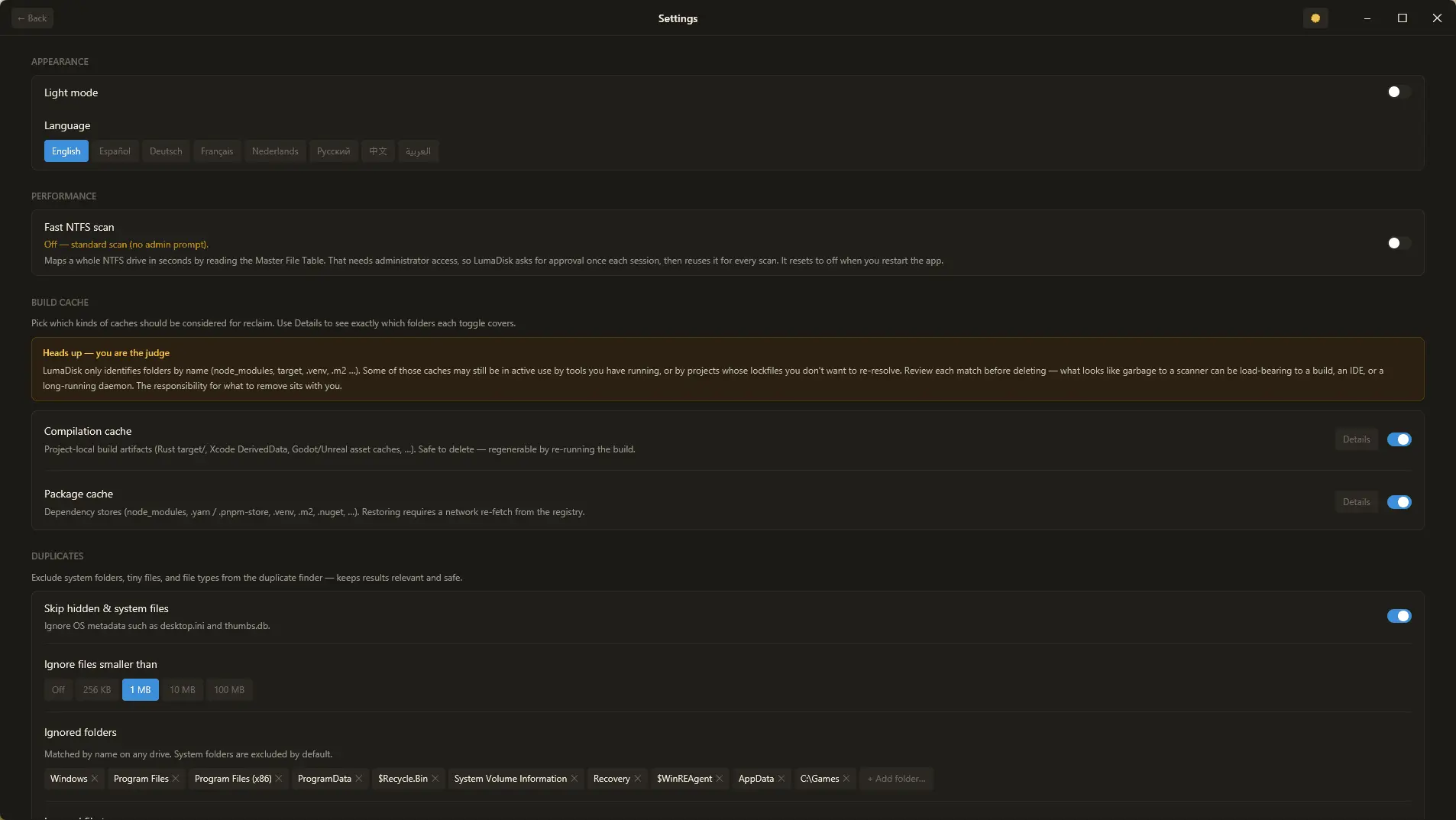 Screenshot 4 of LumaDisk