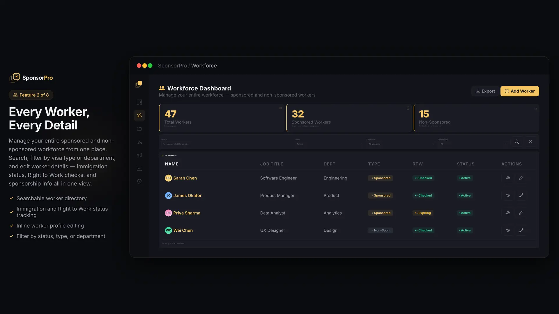 Screenshot 3 of SponsorPro