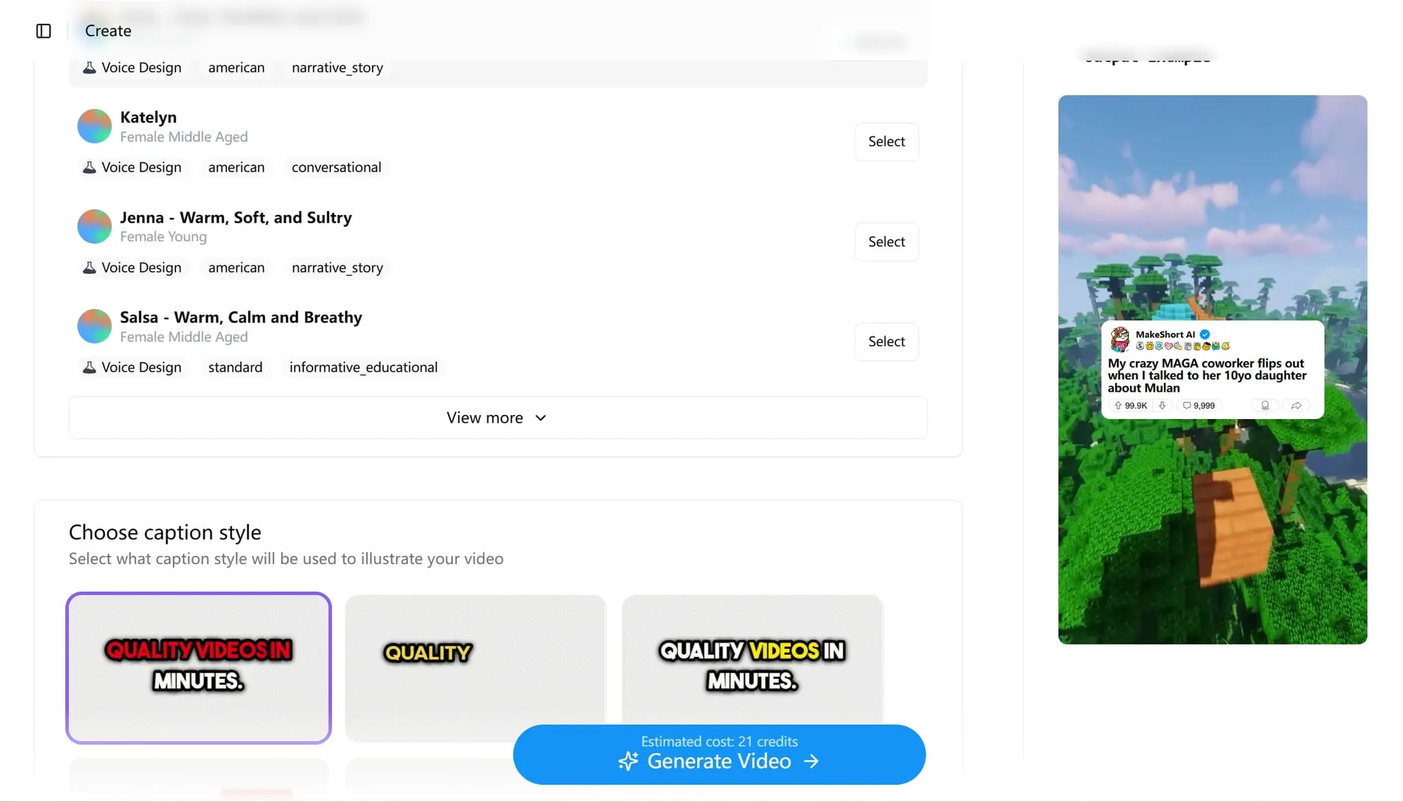 Screenshot 3 of MakeShort.ai