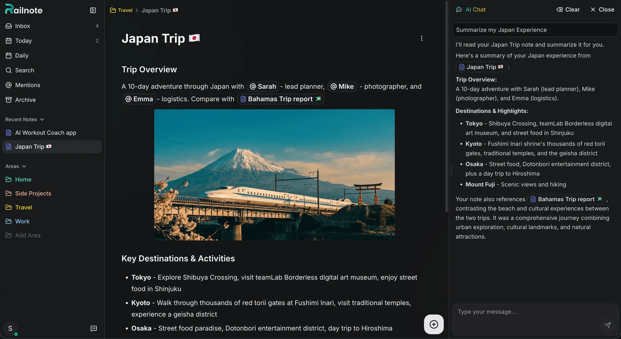 Screenshot 4 of Railnote