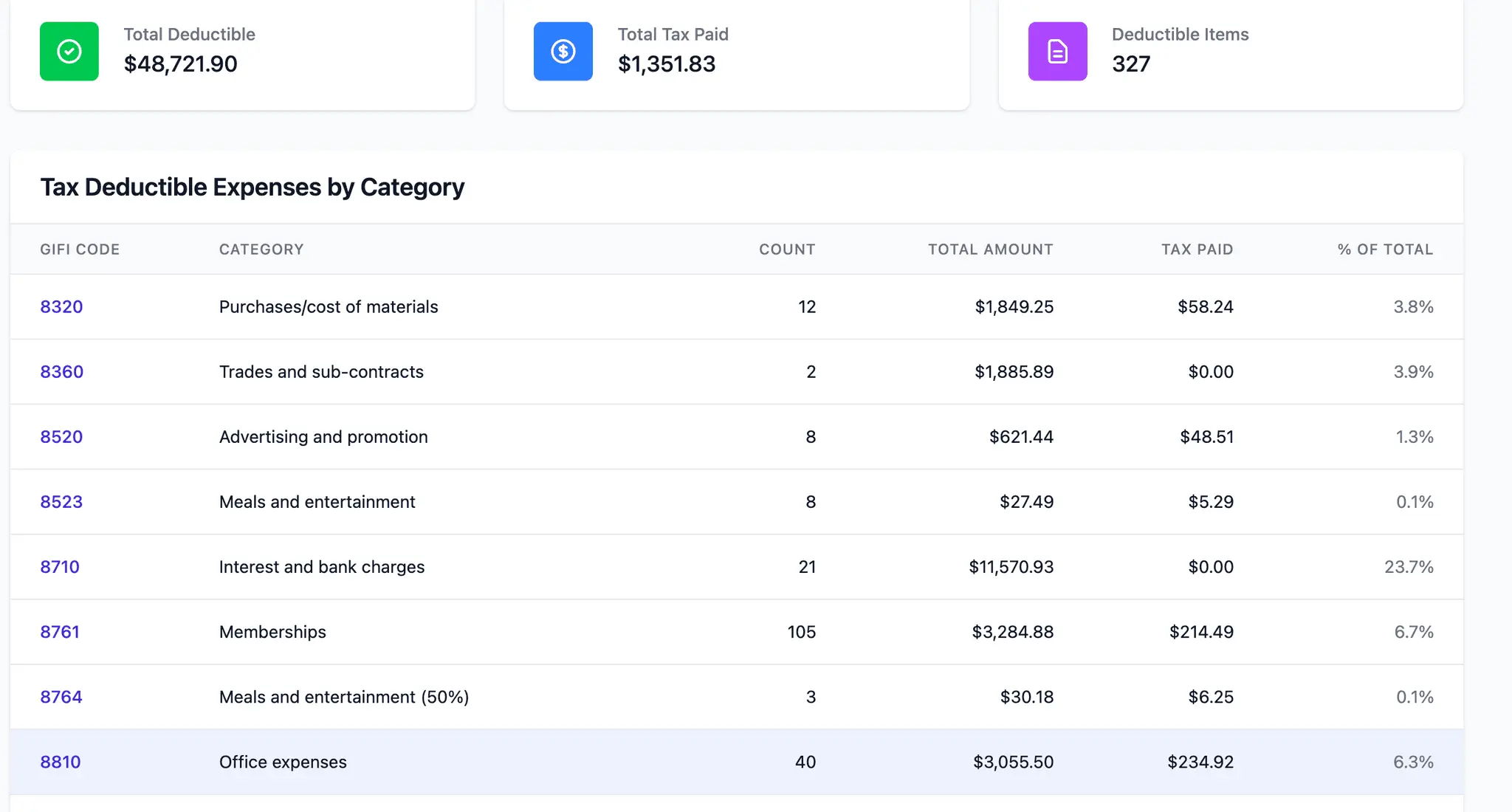 Screenshot 3 of MapleExpense