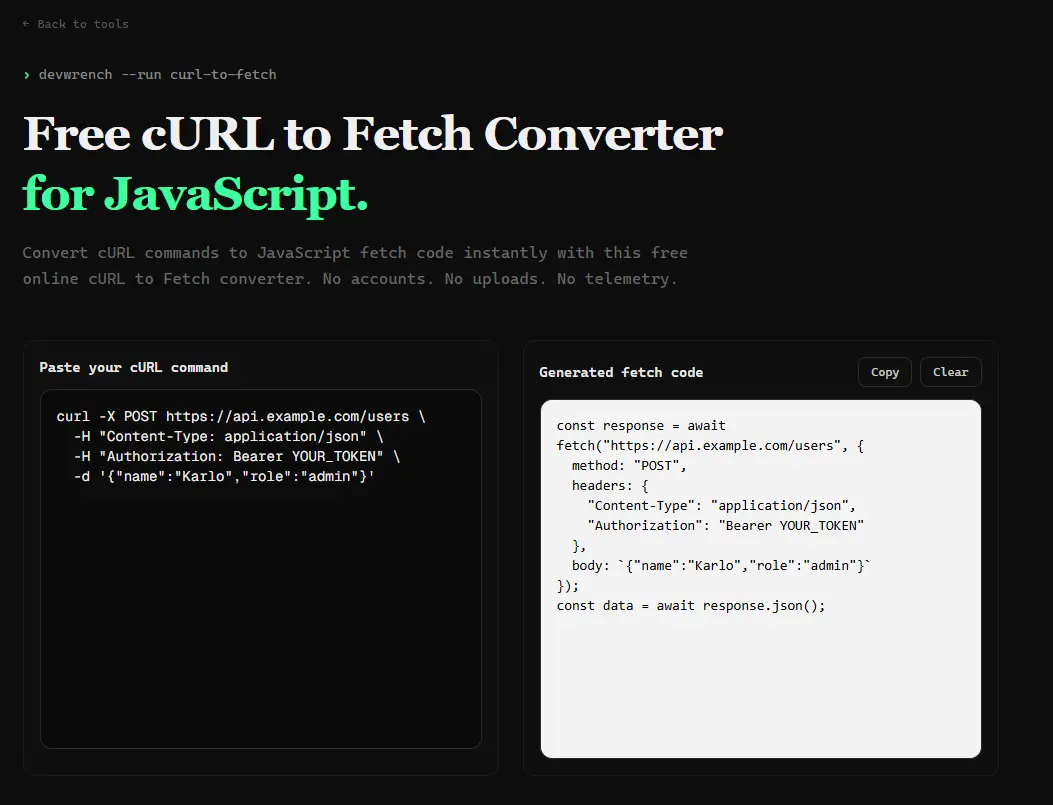 Screenshot 1 of DevWrench
