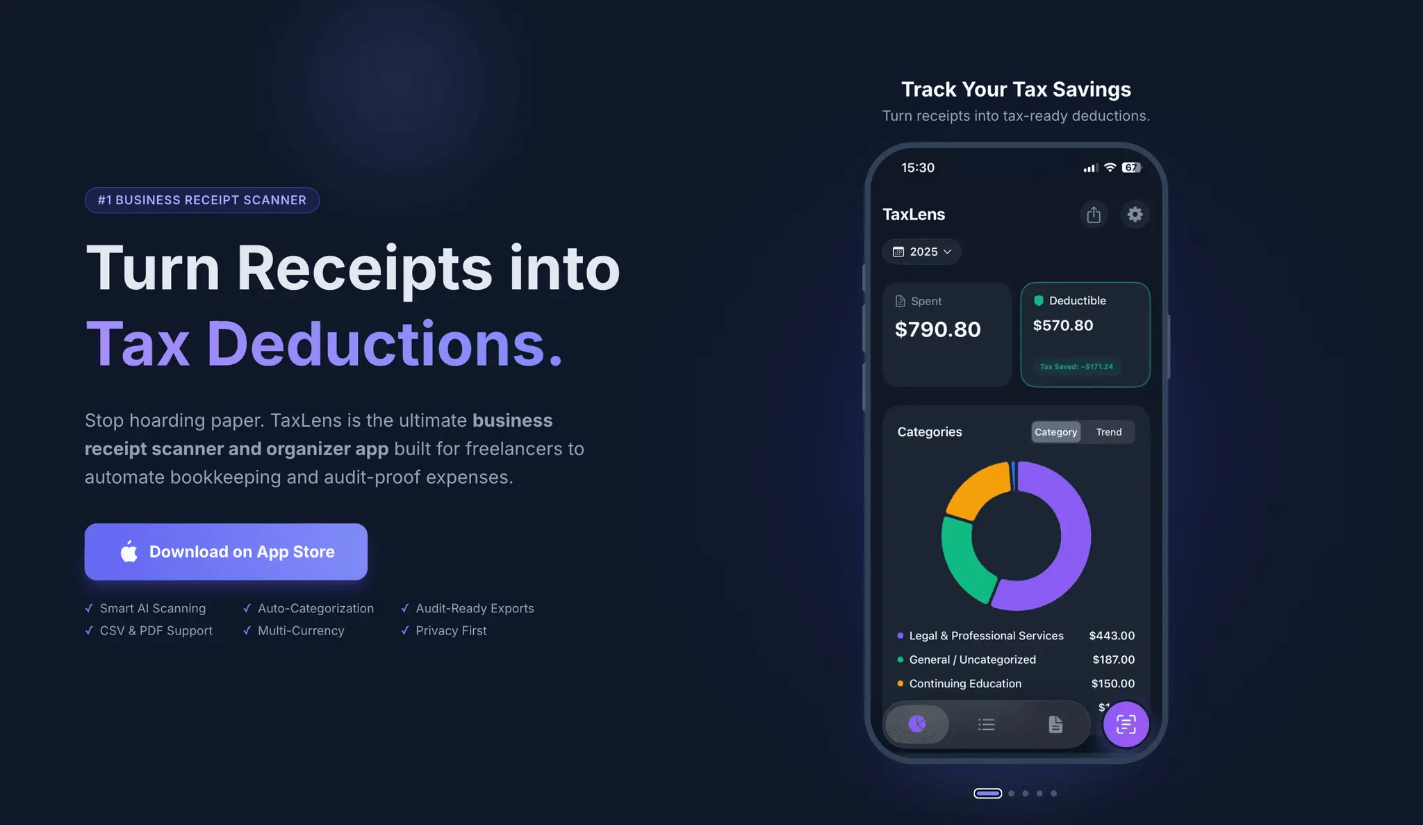 Screenshot 1 of TaxLens