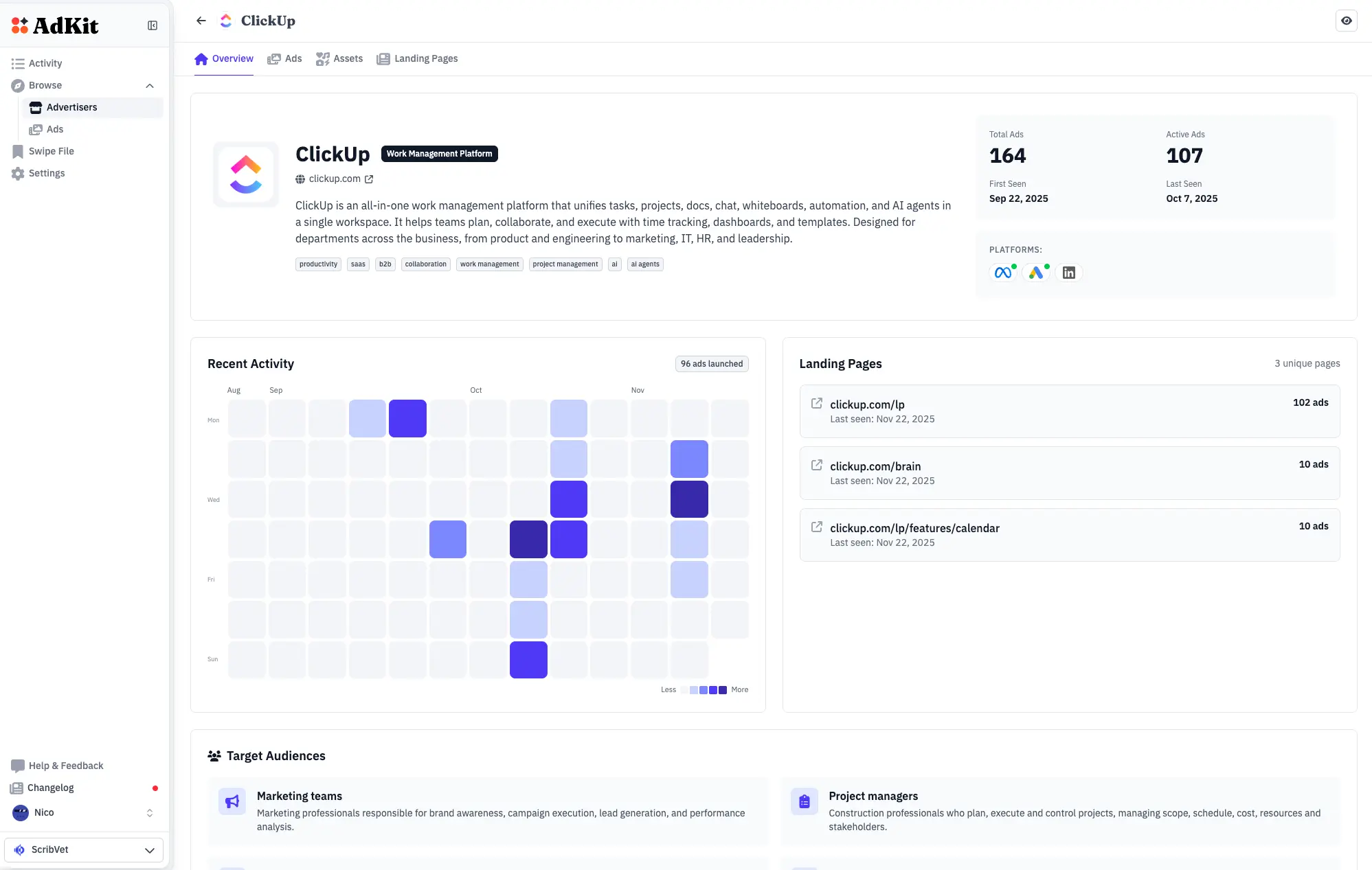 Screenshot 3 of AdKit - The Ad Library for SaaS & Mobile
