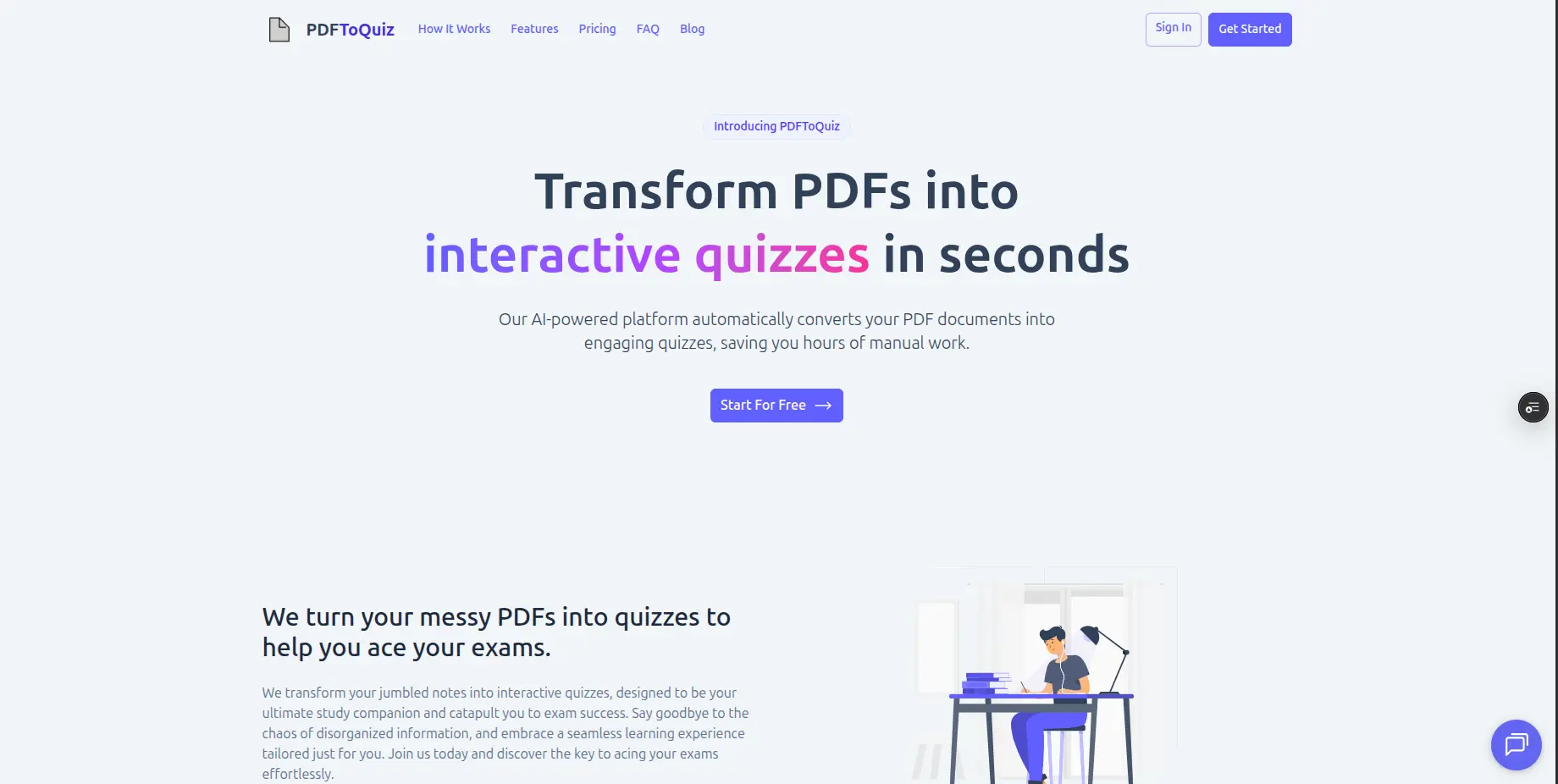 Screenshot 1 of PDFToQuiz