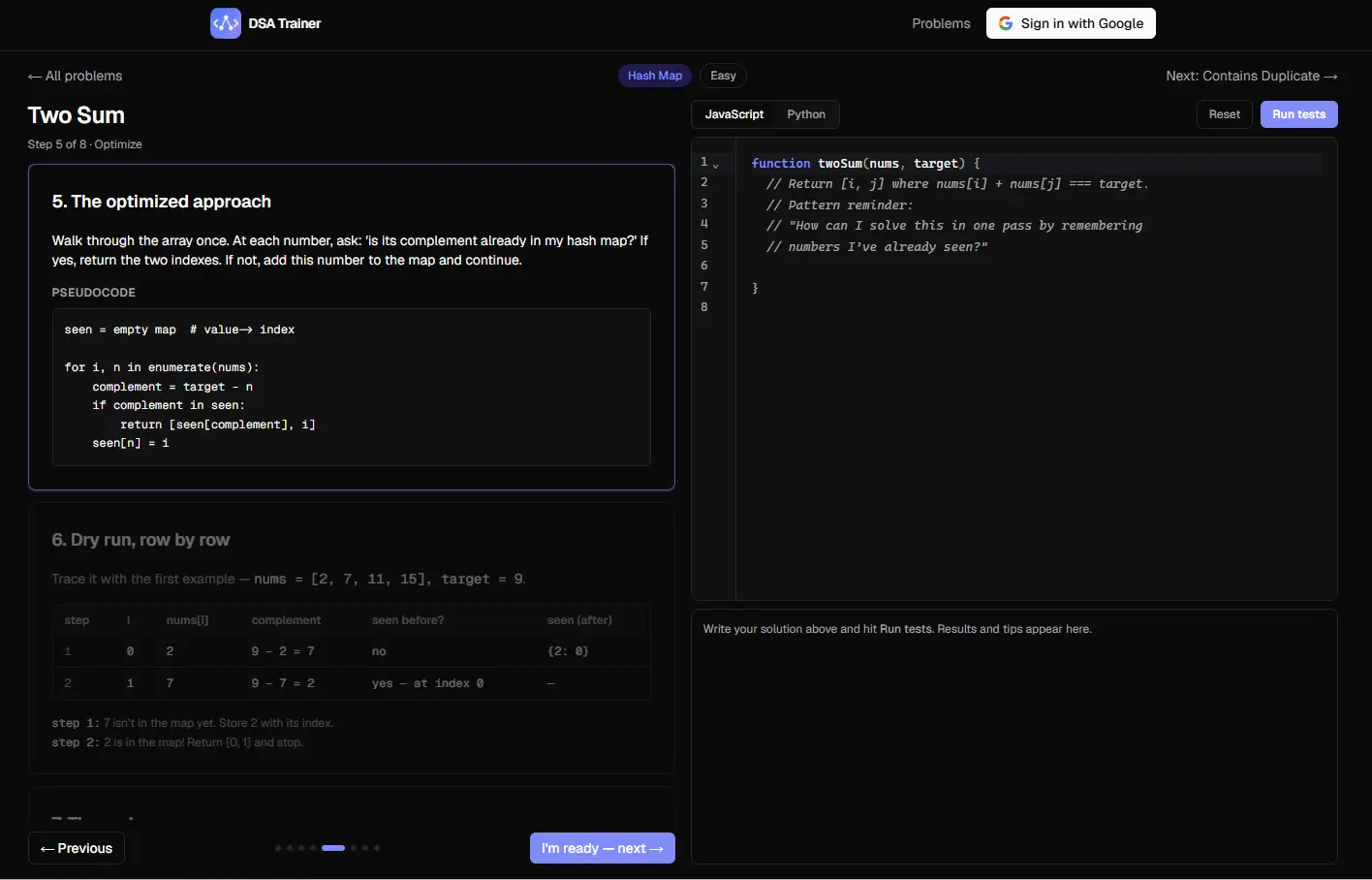 Screenshot 8 of DSA Trainer