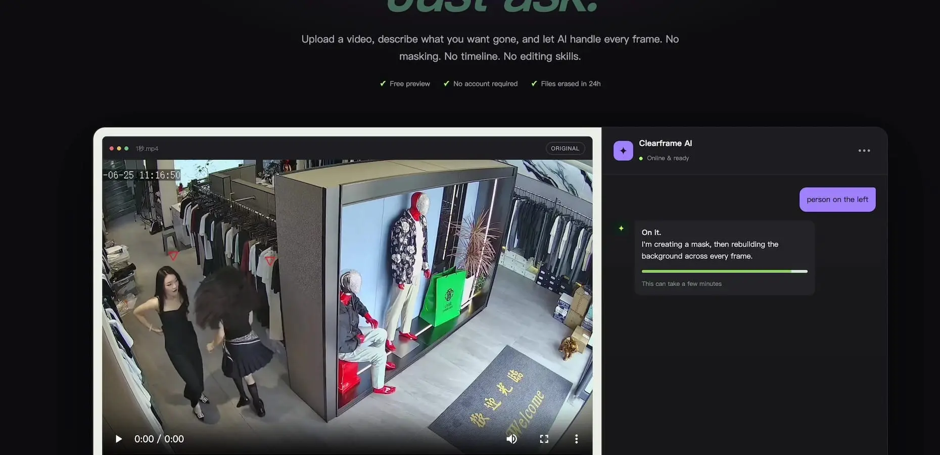 Screenshot 2 of Video Object Remover