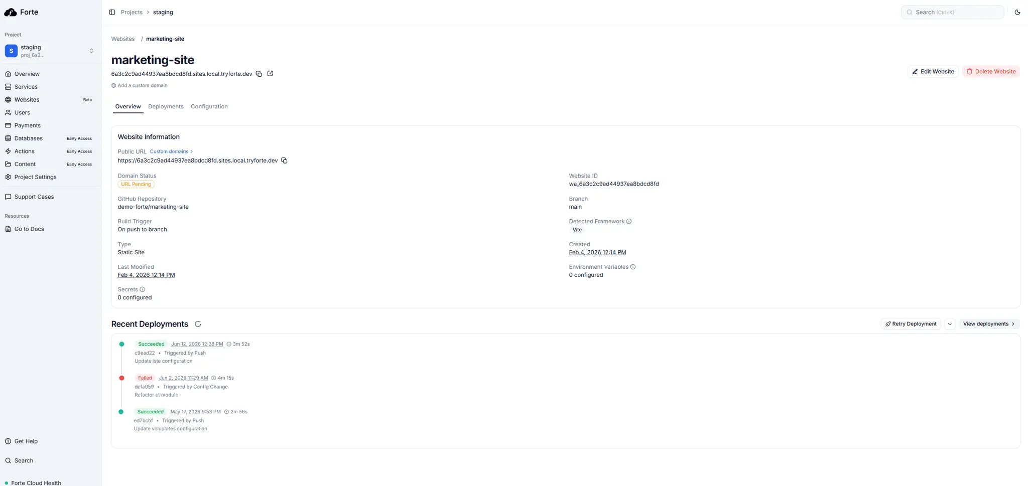Screenshot 3 of Forte Platforms