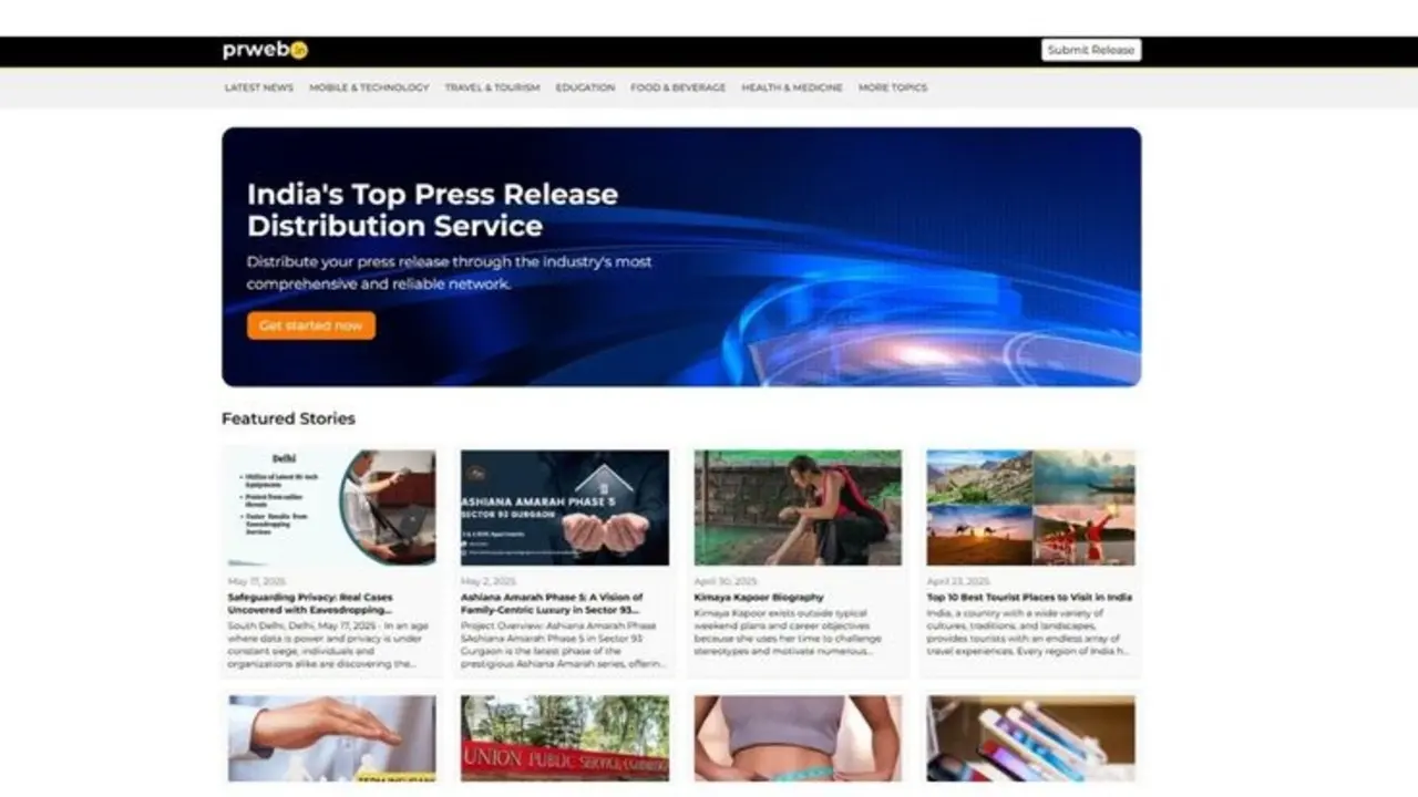 Screenshot 1 of PRWeb
