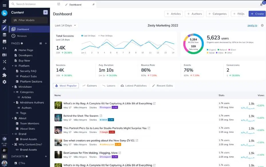 Screenshot 1 of Content.One