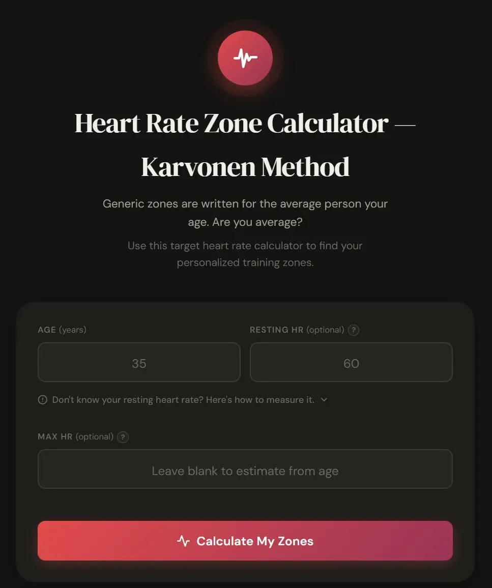 Screenshot 2 of Calculate My Heart Rate