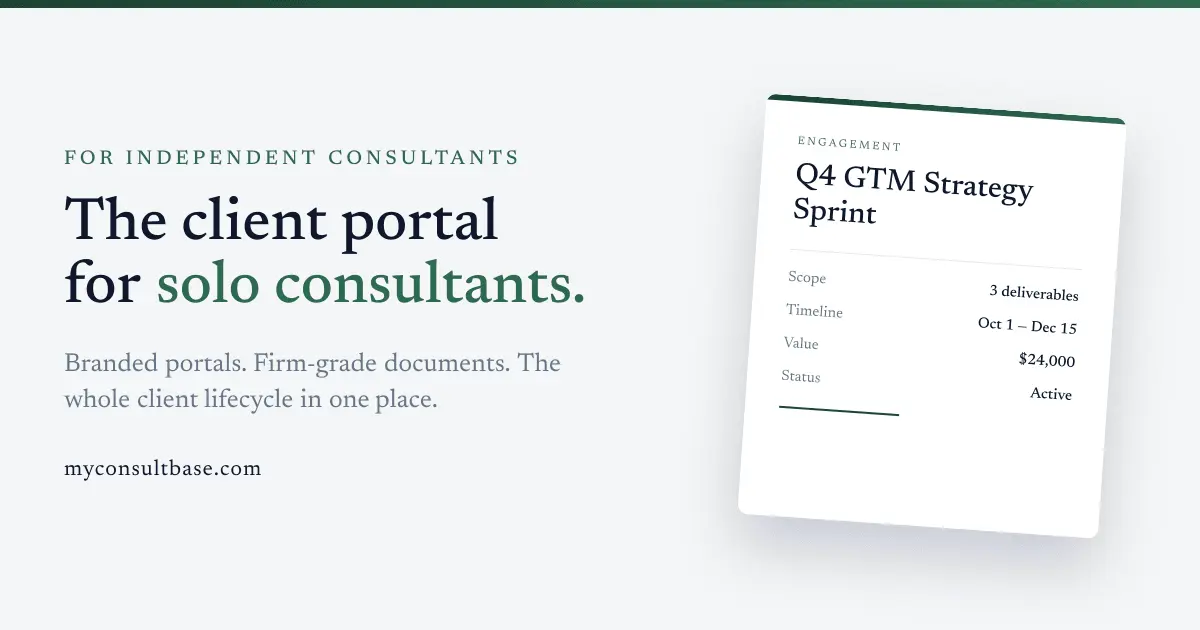 Screenshot 1 of ConsultBase