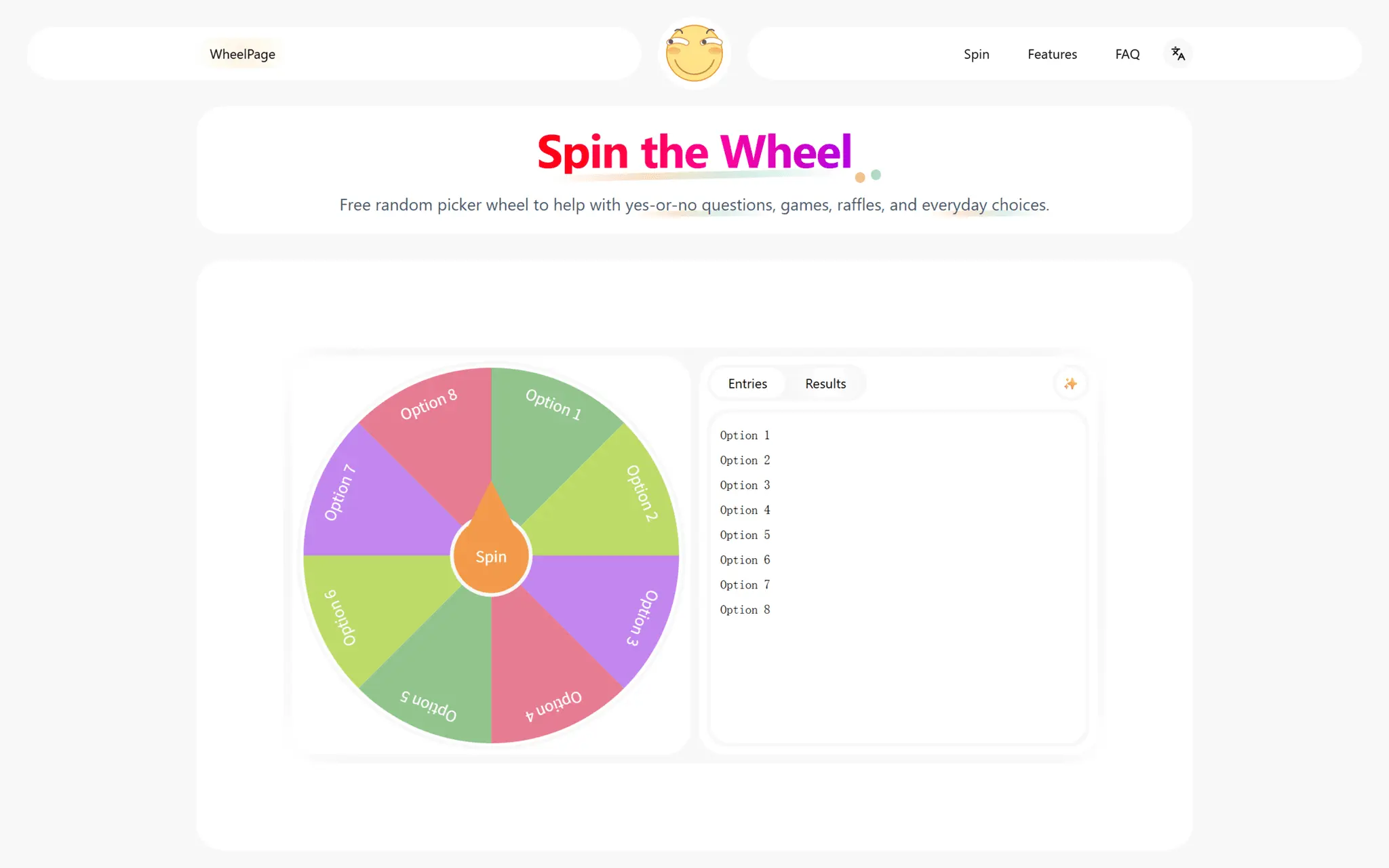 Screenshot 1 of Spin the Wheel - Free Random Picker