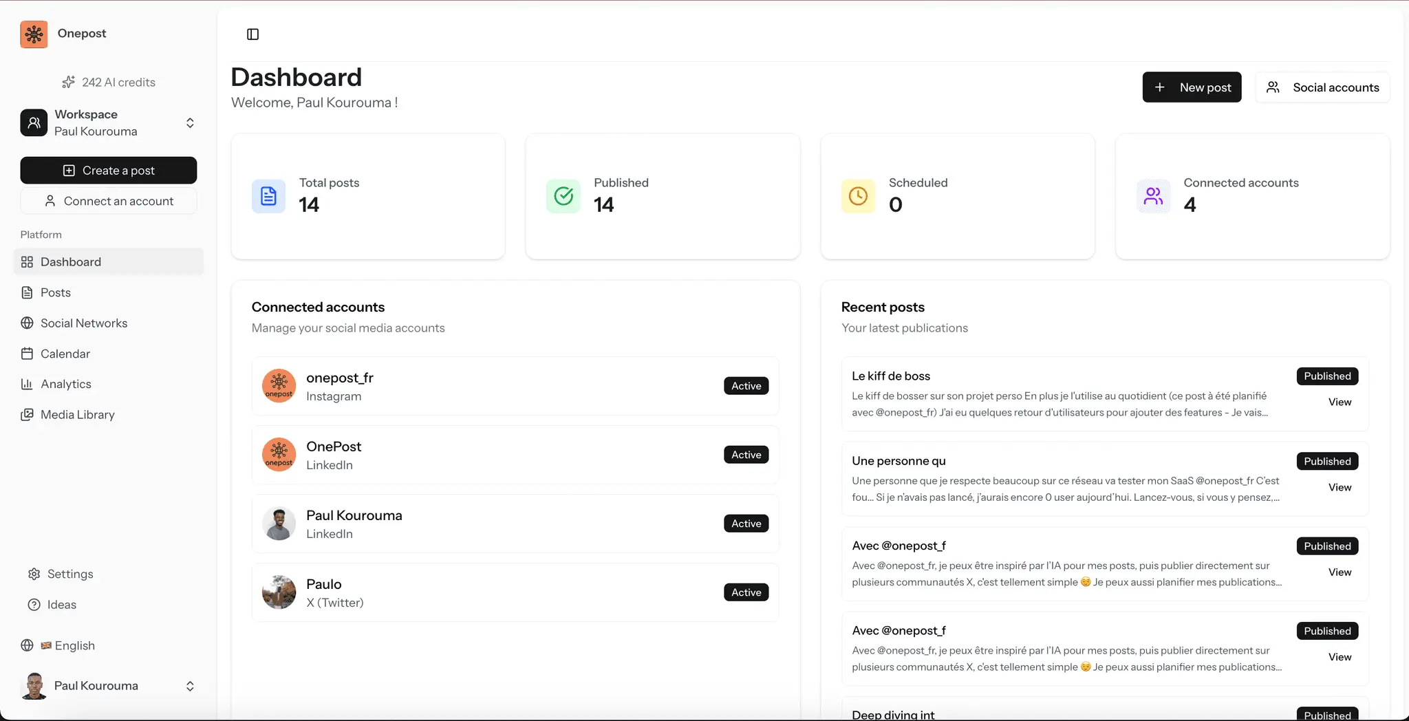 Screenshot 3 of OnePost