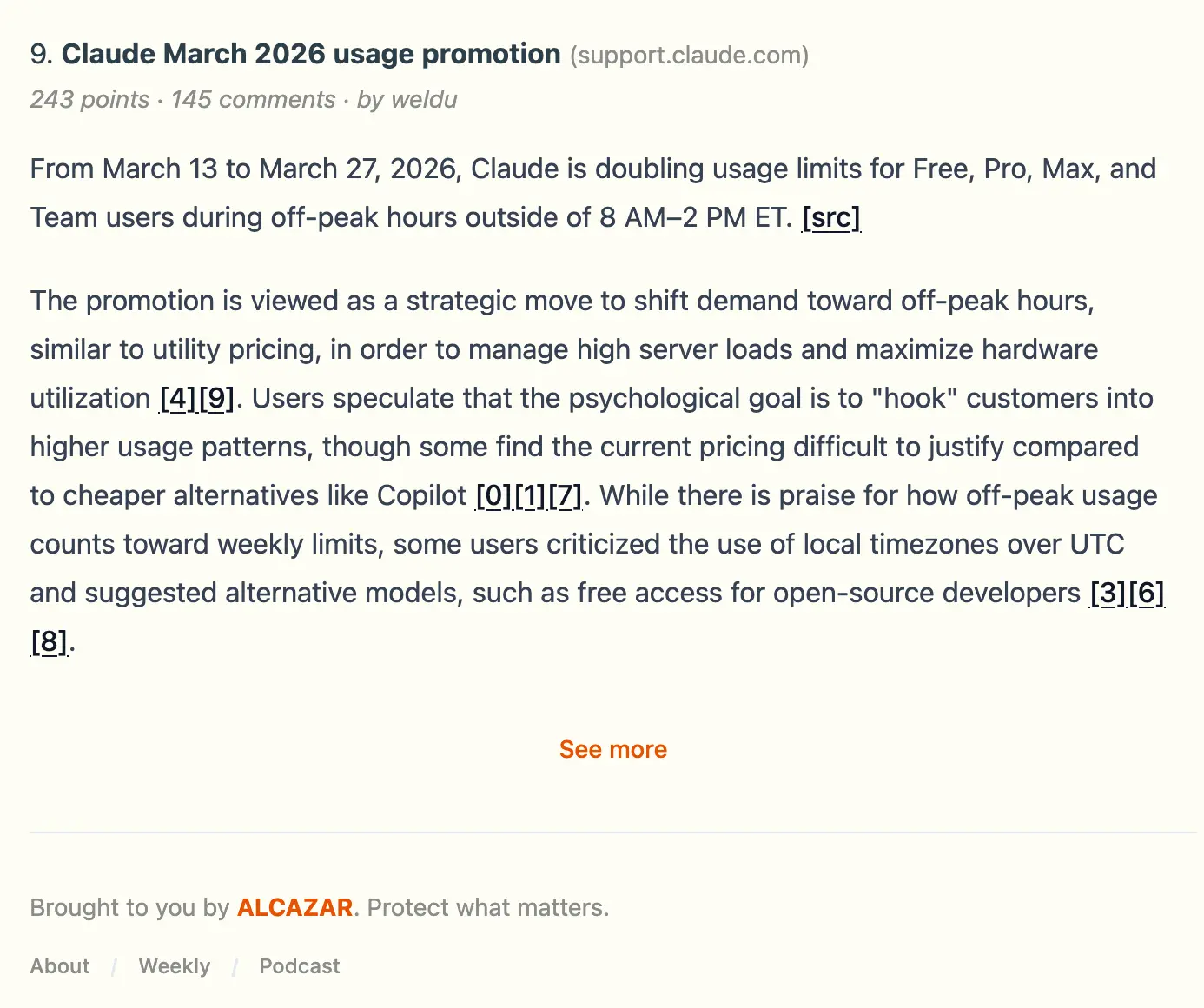Screenshot 3 of Top HN Daily Digest