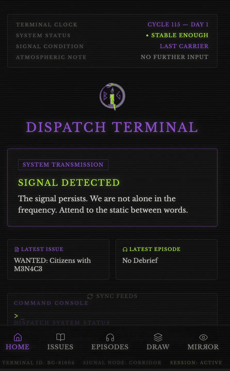Screenshot 2 of The Begrudging Terminal