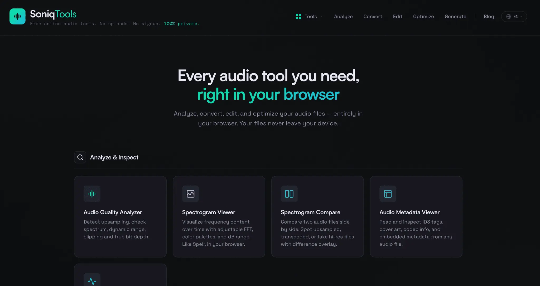 Screenshot 3 of SoniqTools