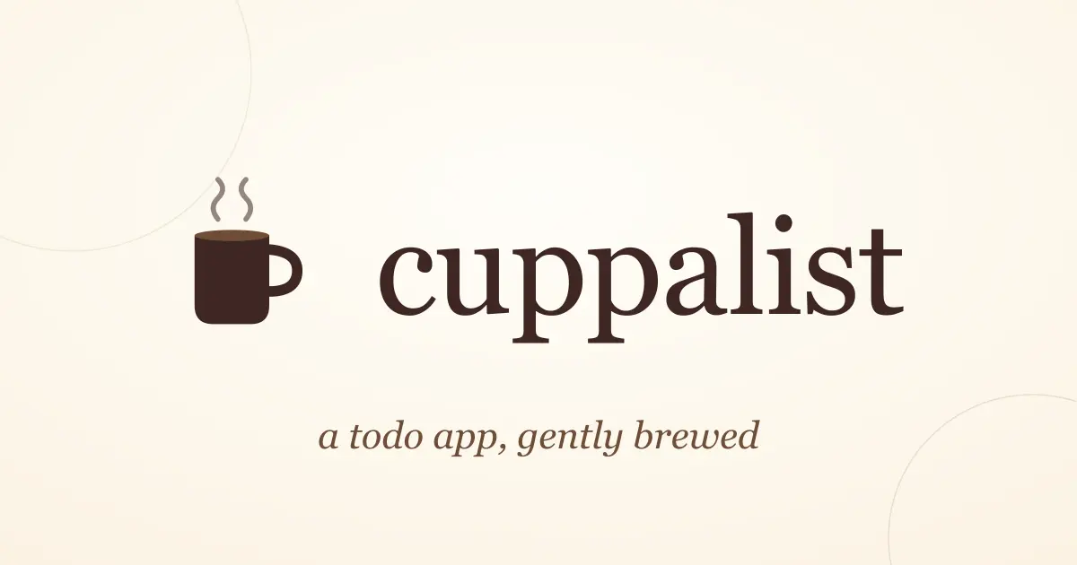 Screenshot 1 of Cuppalist
