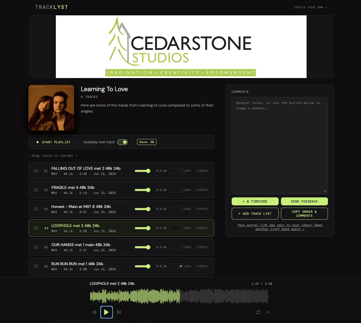 Screenshot 6 of Tracklyst