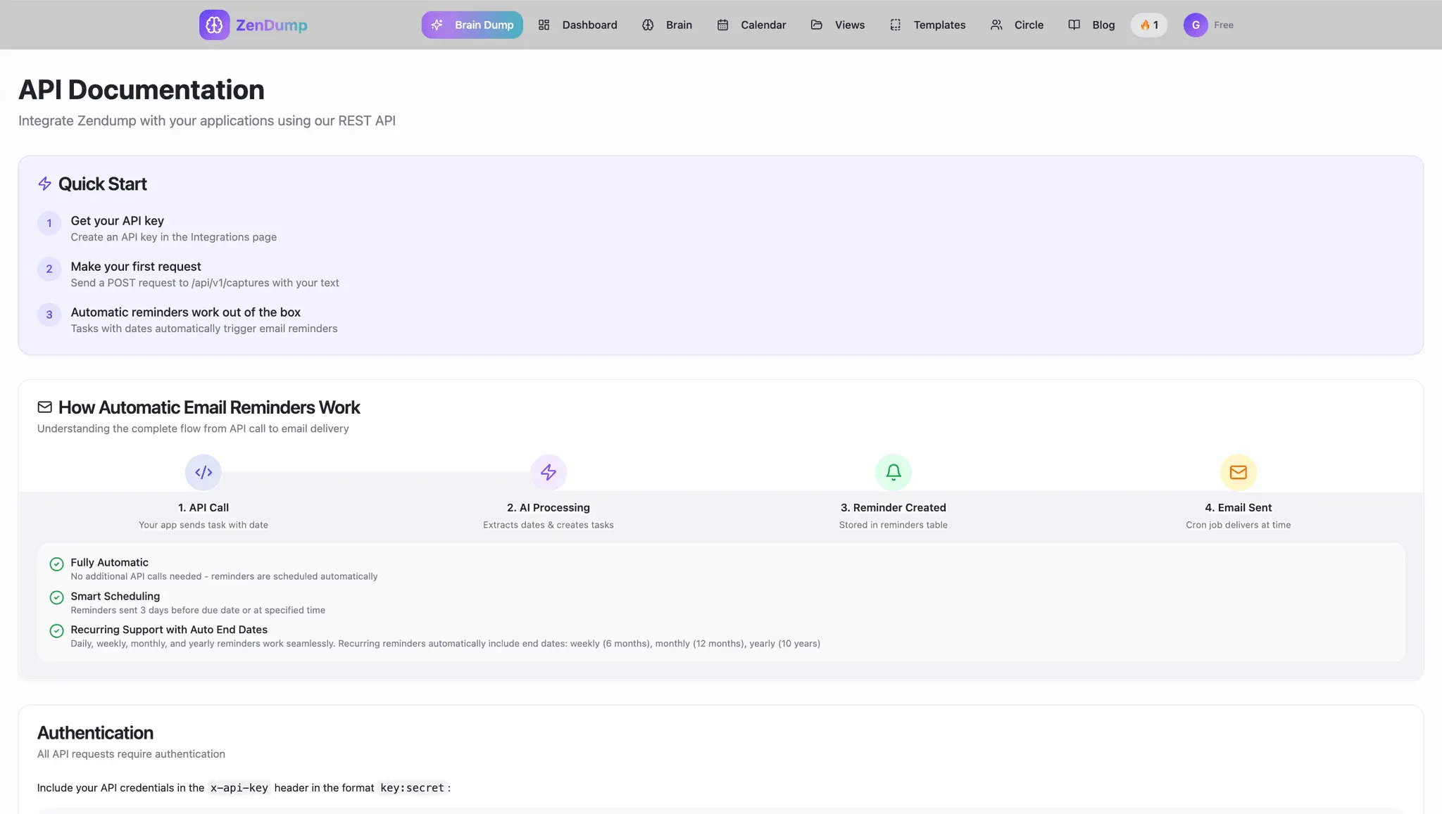 Screenshot 2 of ZenDump - Your AI-Powered Second Brain