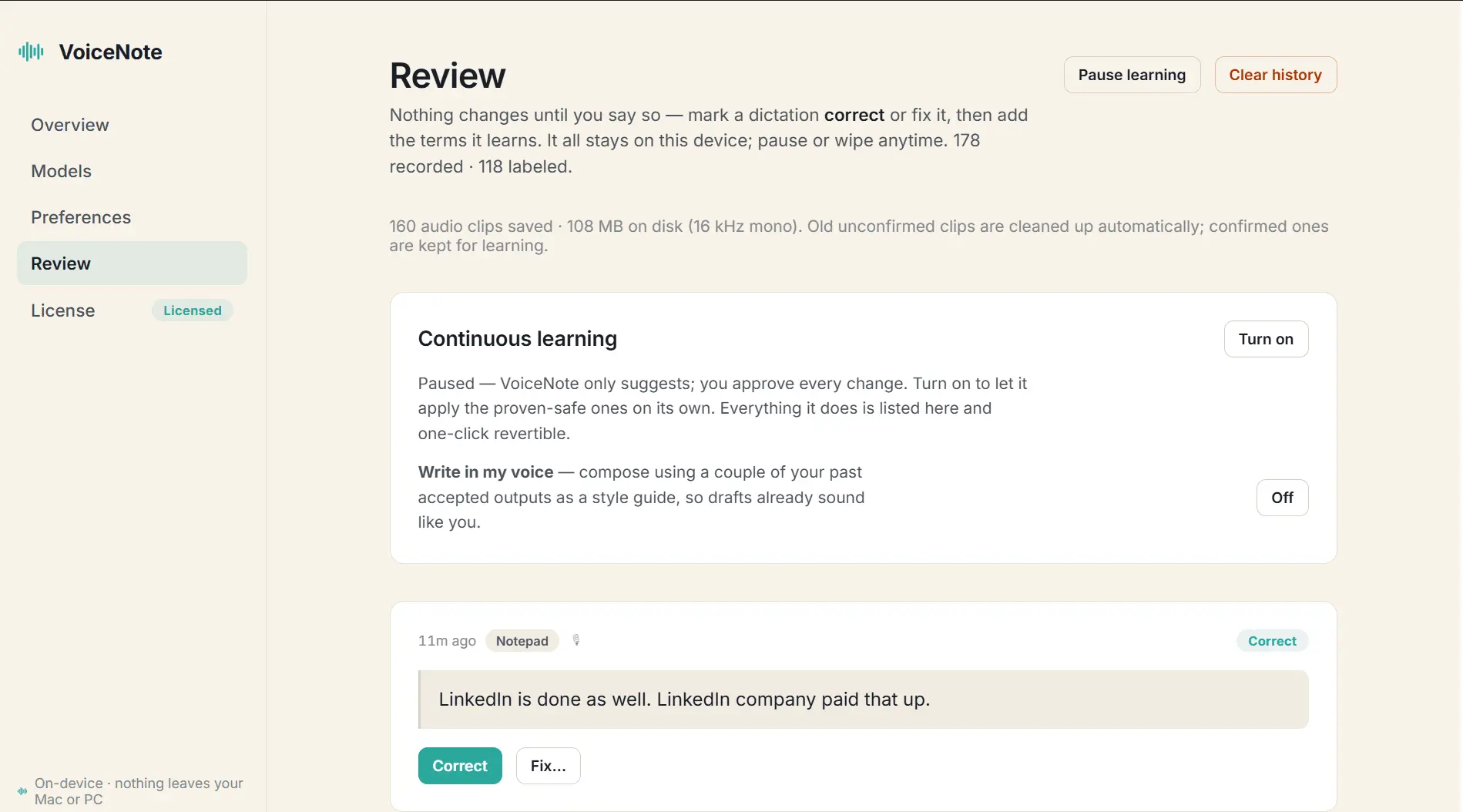 Screenshot 5 of VoiceNote