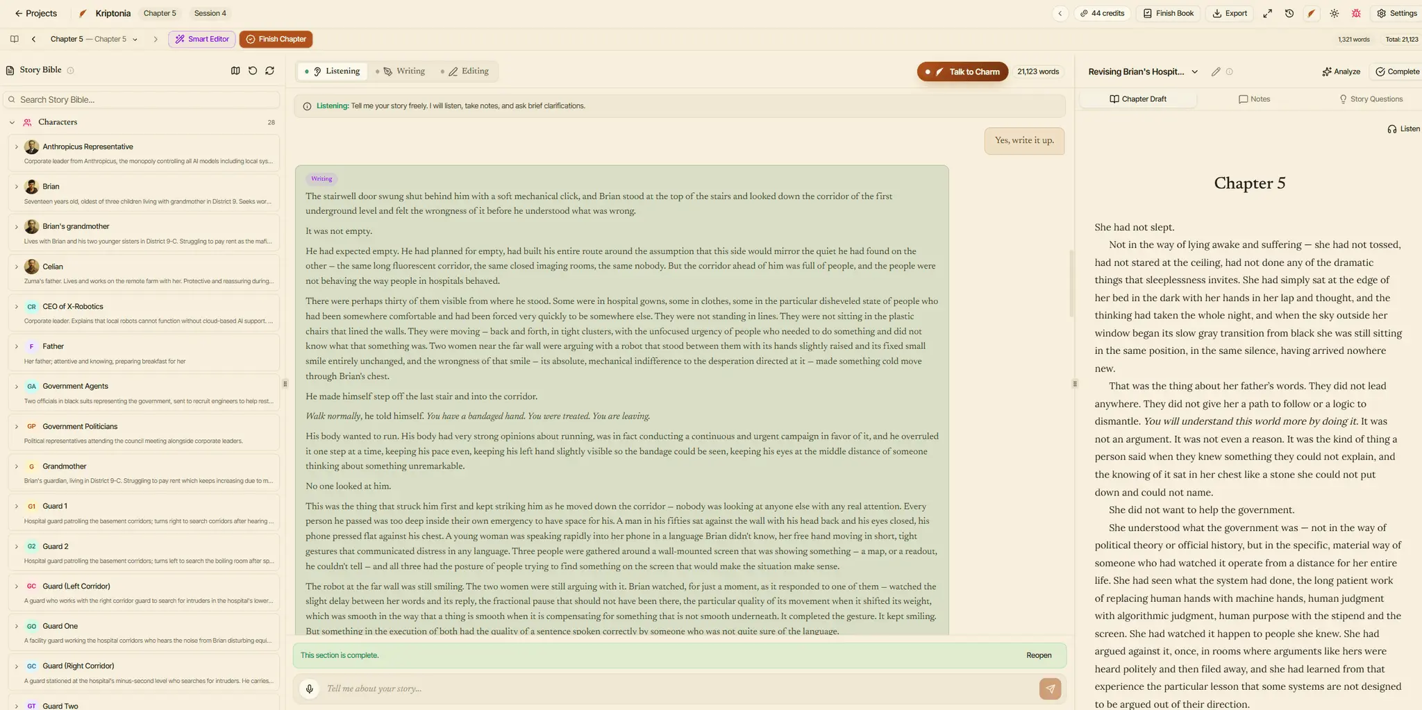 Screenshot 3 of CharmWriter