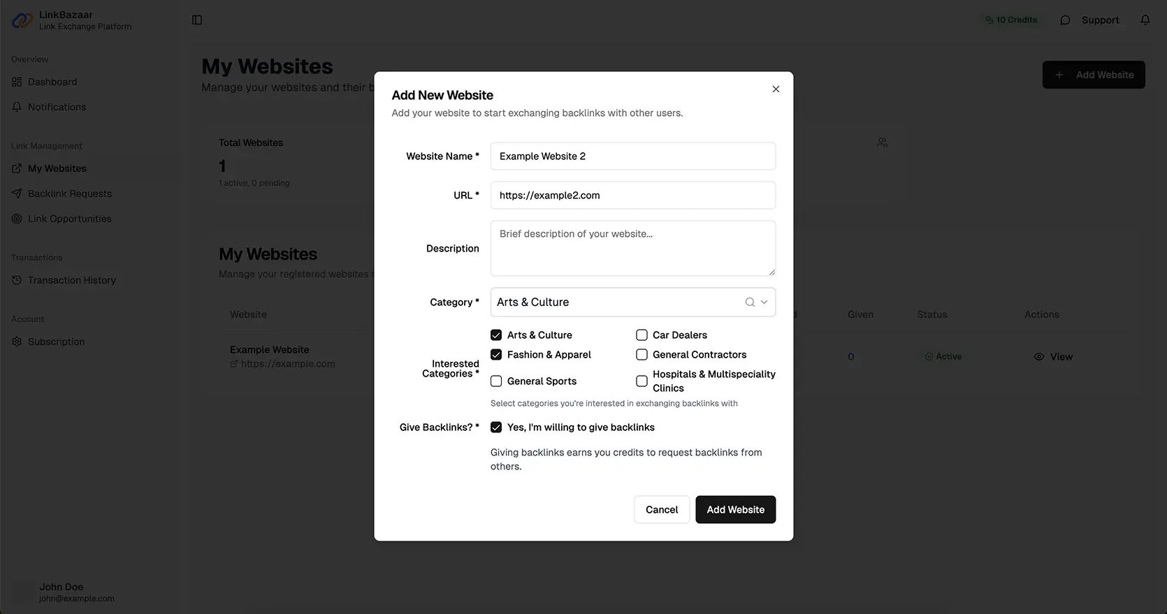 Screenshot 4 of LinkBazaar