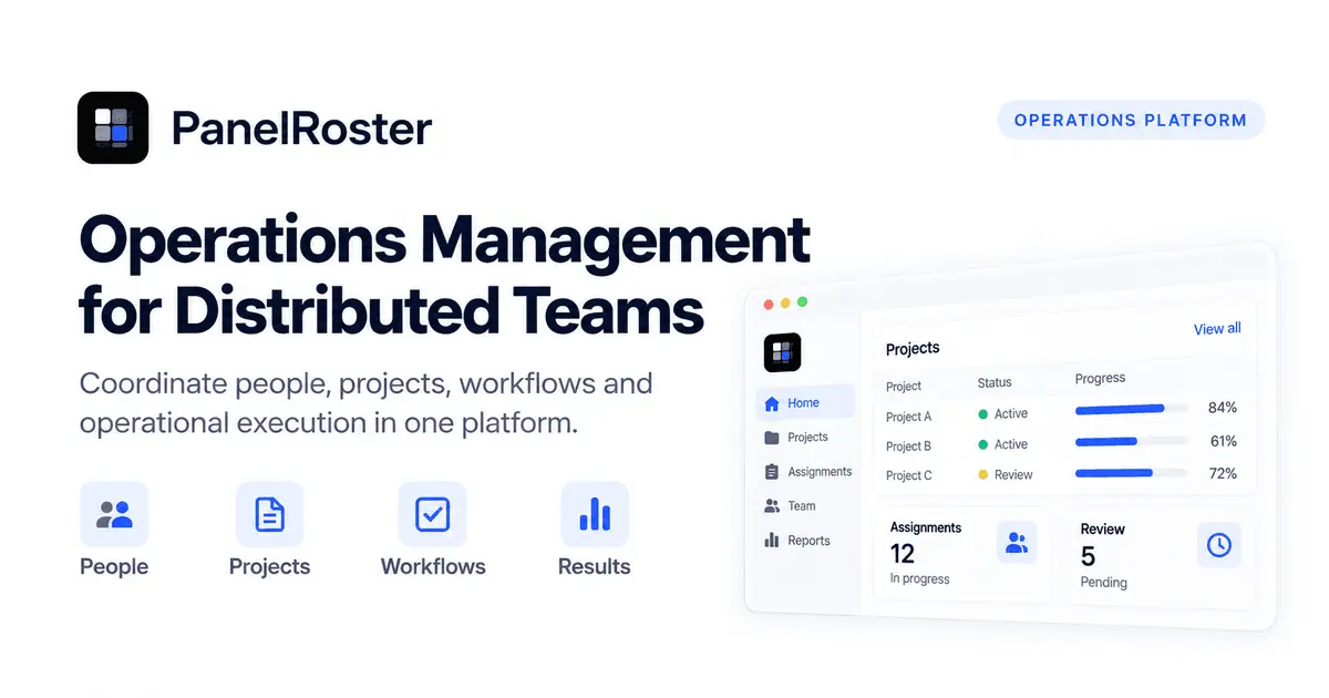 Screenshot 1 of PanelRoster