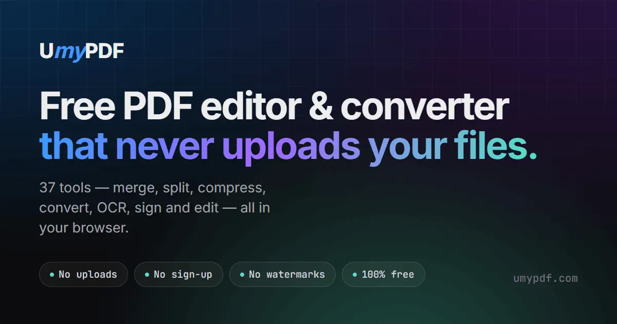 Screenshot 1 of UMyPDF